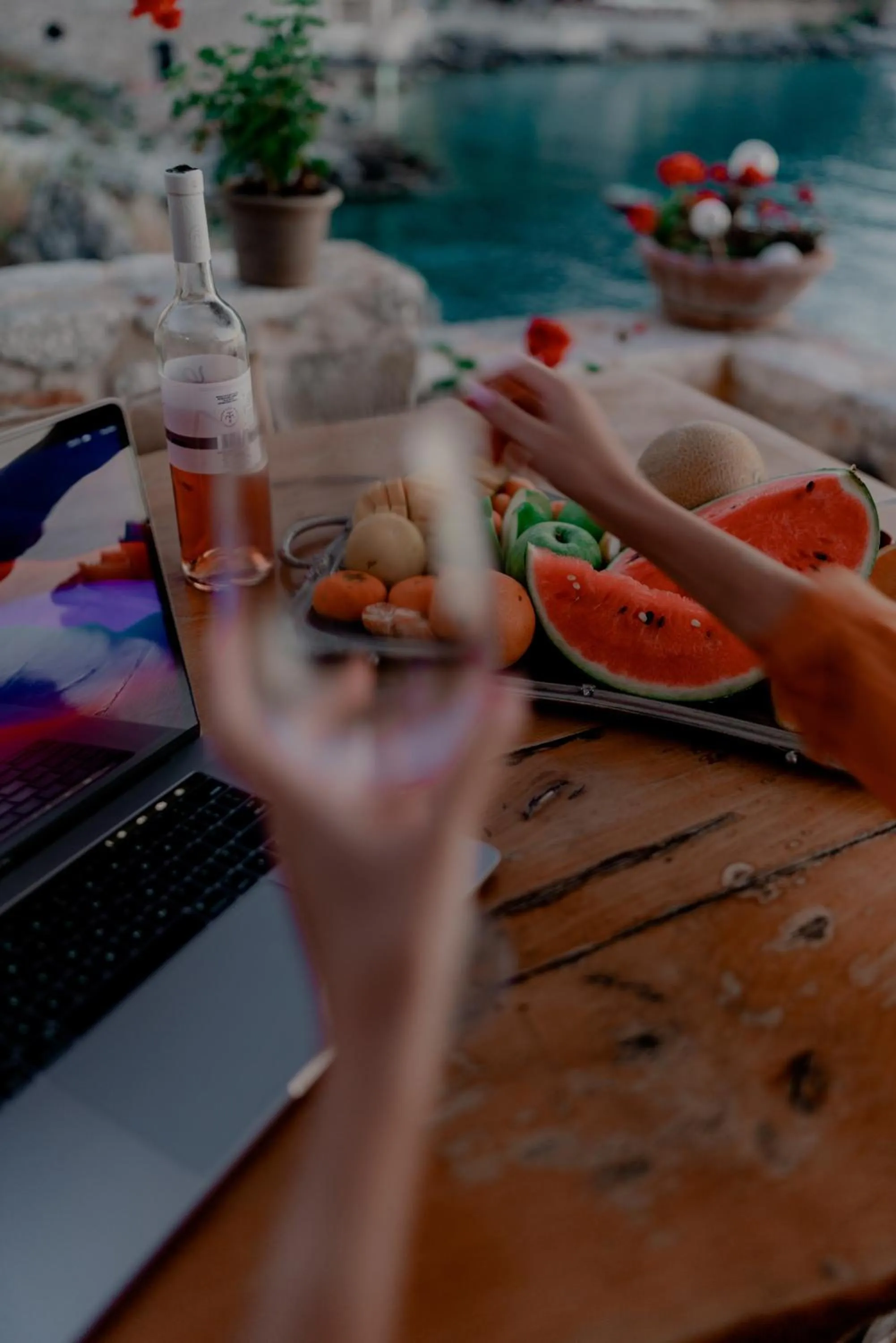 Balcony/Terrace in Limeni Villa