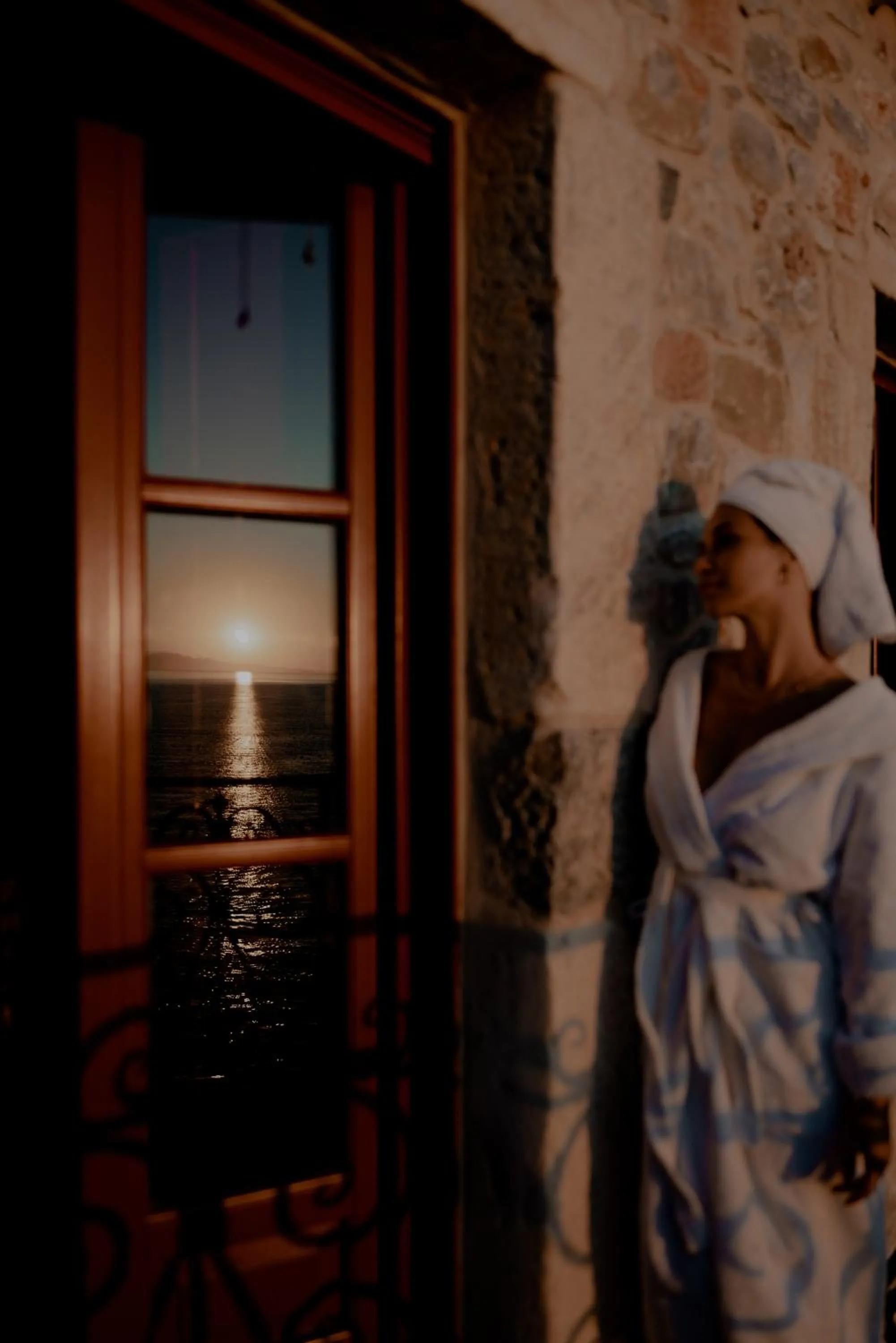 Balcony/Terrace in Limeni Villa