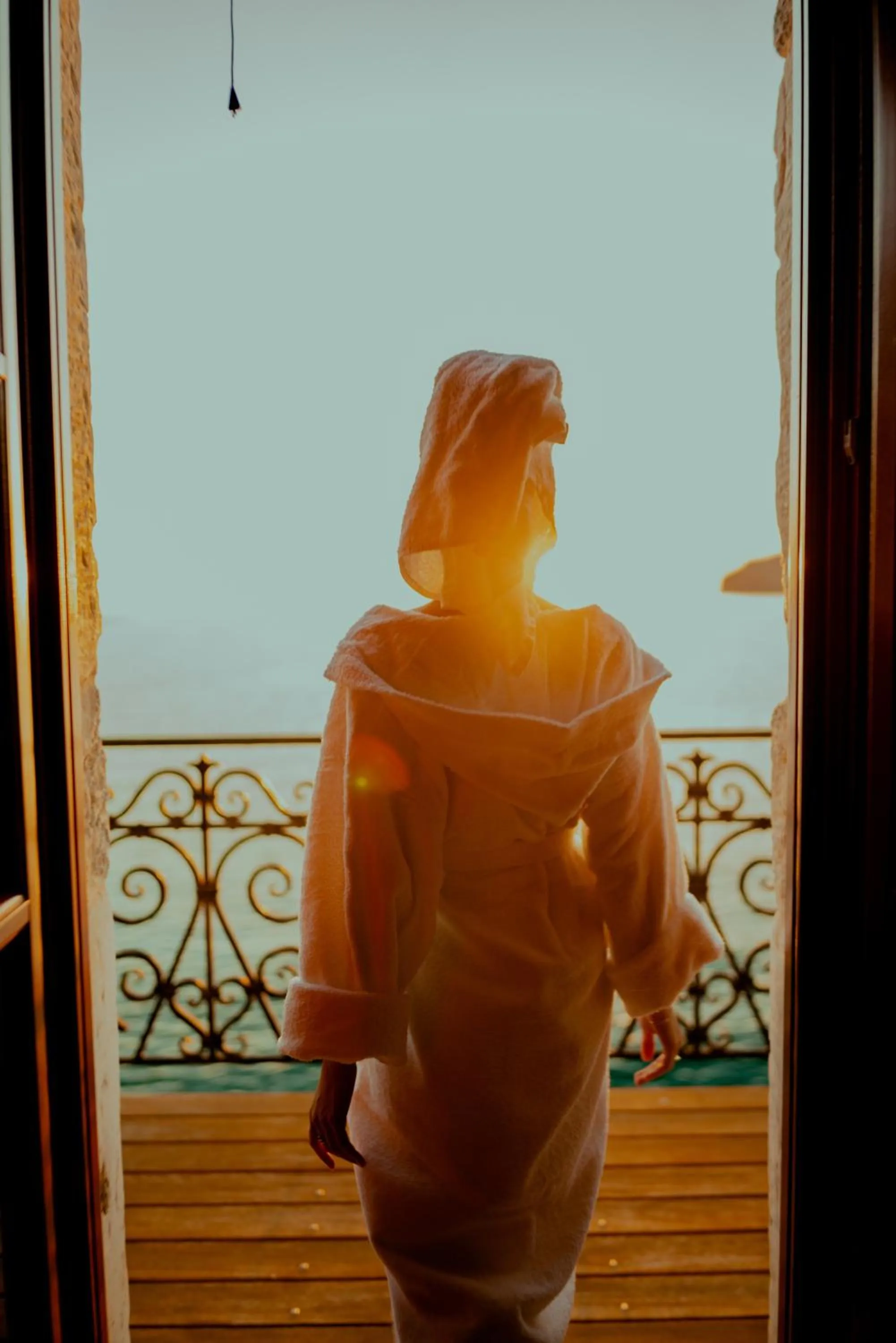 Balcony/Terrace in Limeni Villa