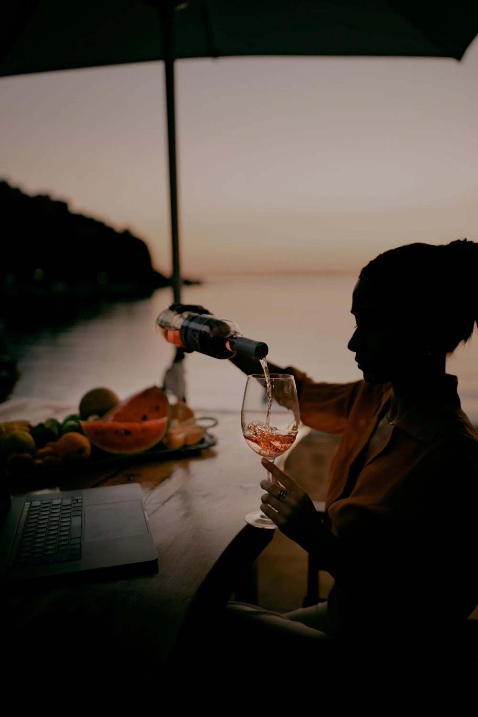 Balcony/Terrace in Limeni Villa