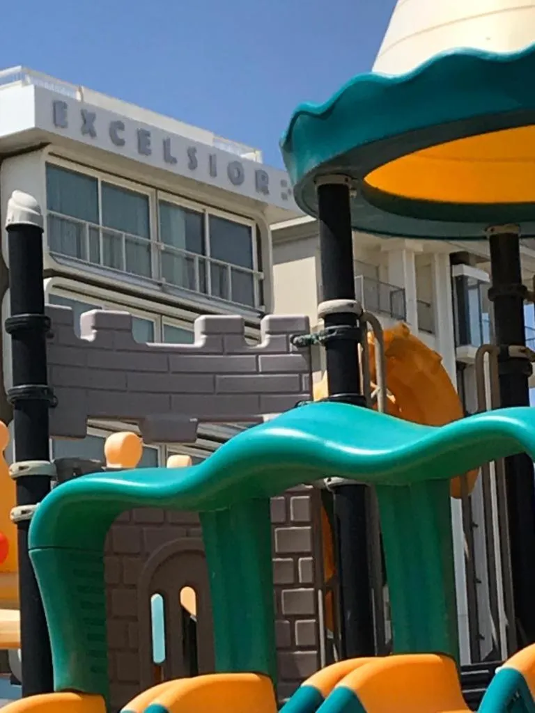 Children play ground in Hotel Excelsior