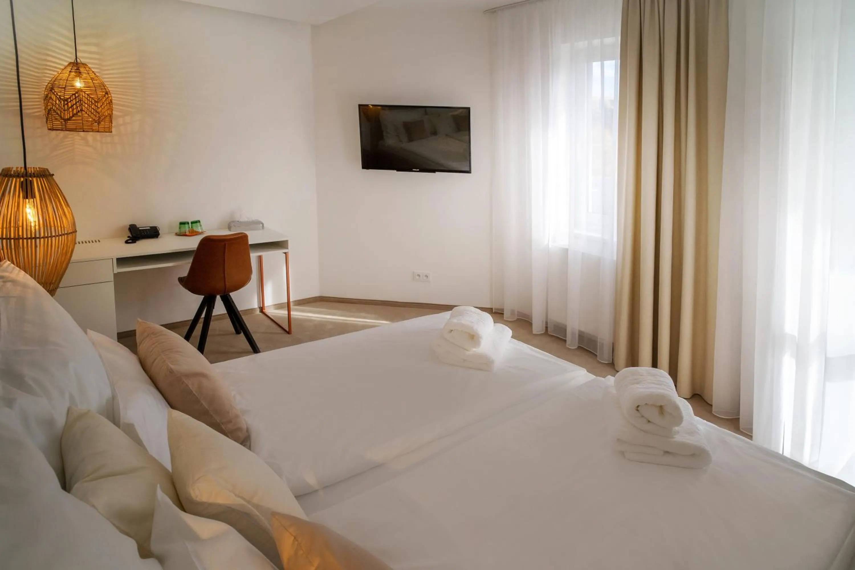 Bed in Hotel U Kaplicky