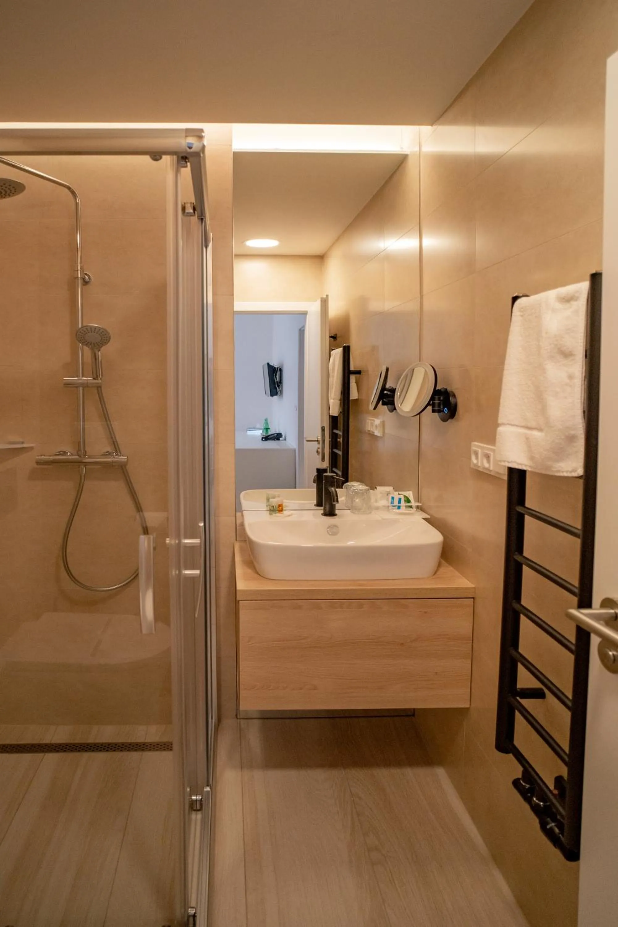 Shower in Hotel U Kaplicky