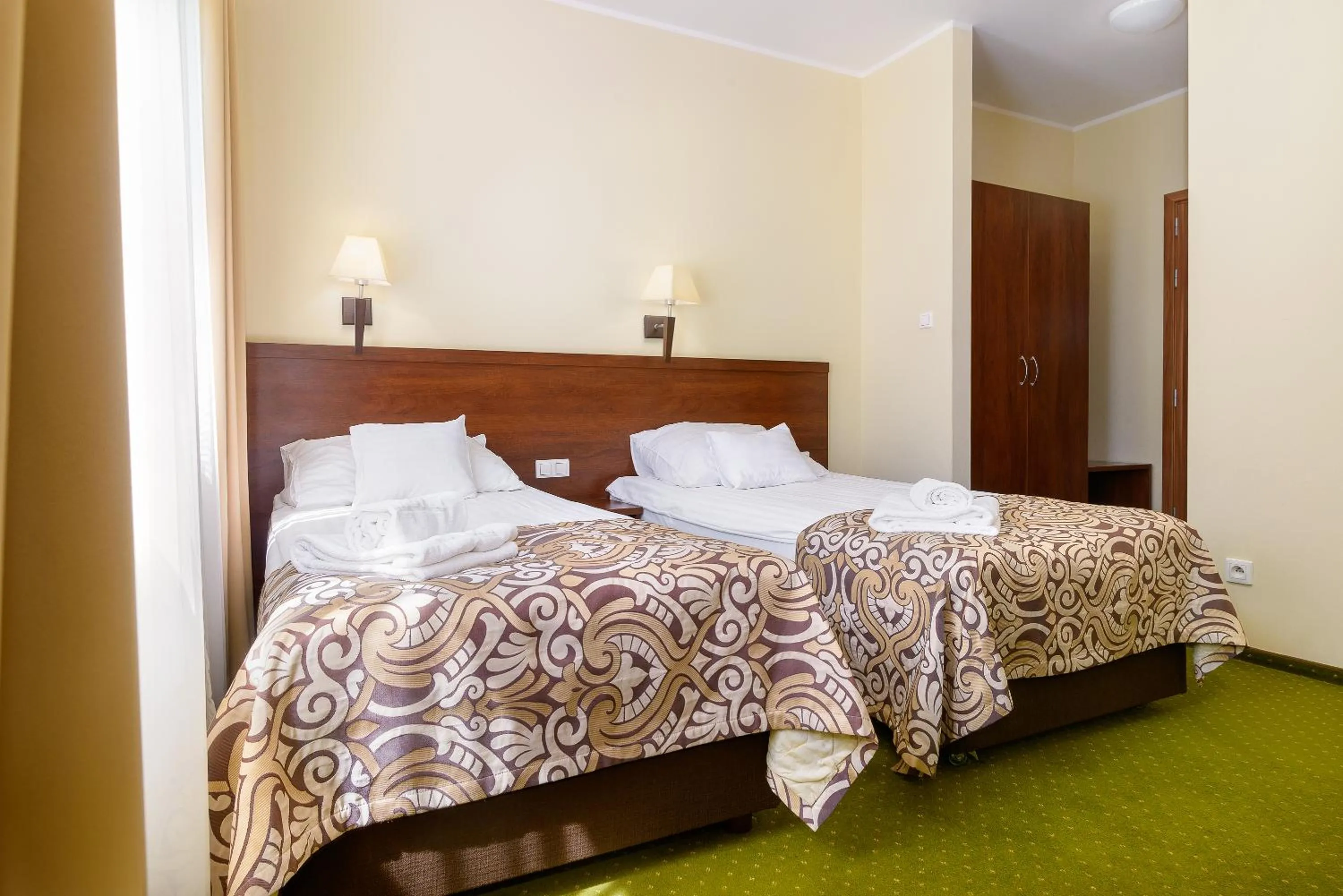 Bed in Hotel Zielony