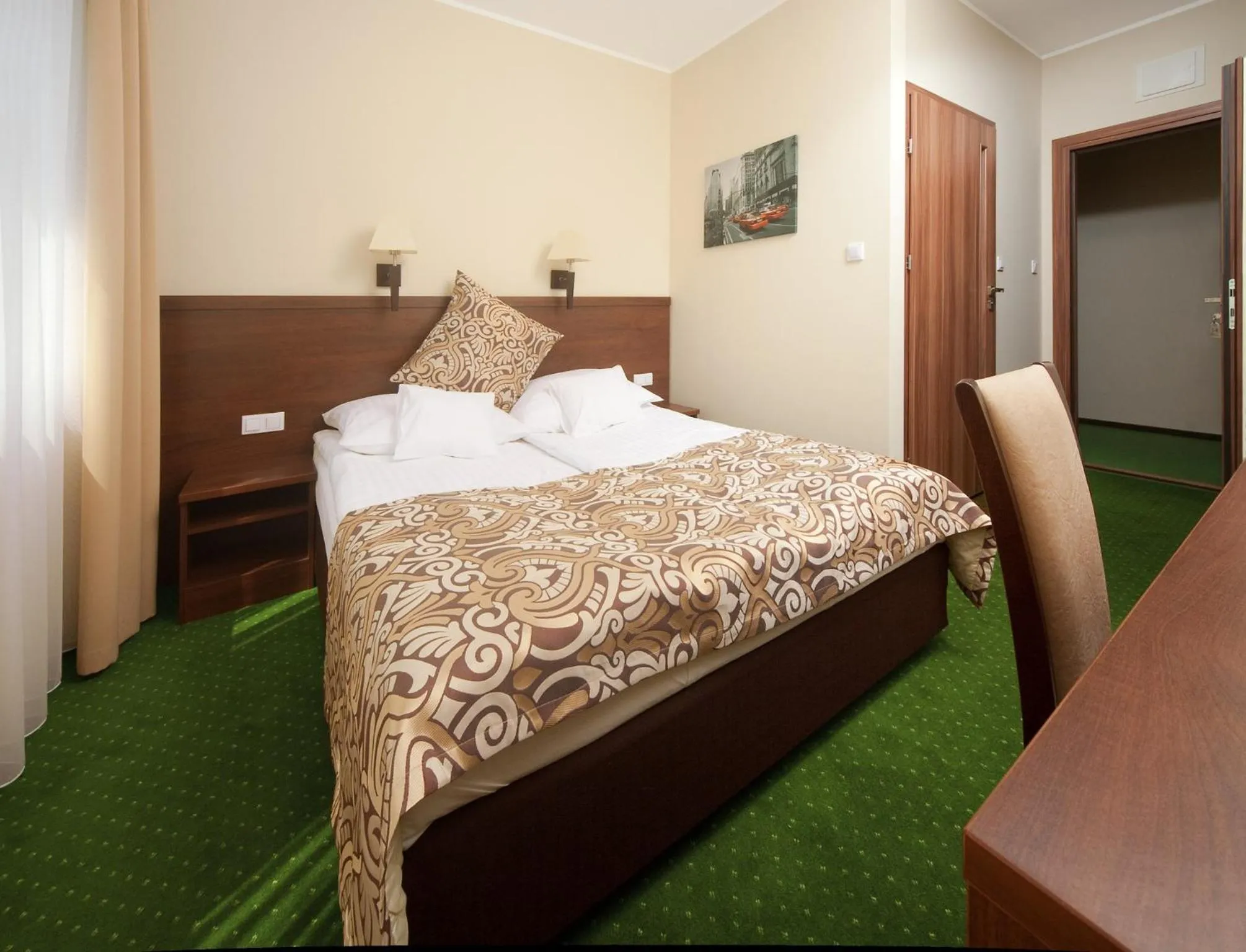 Bed in Hotel Zielony