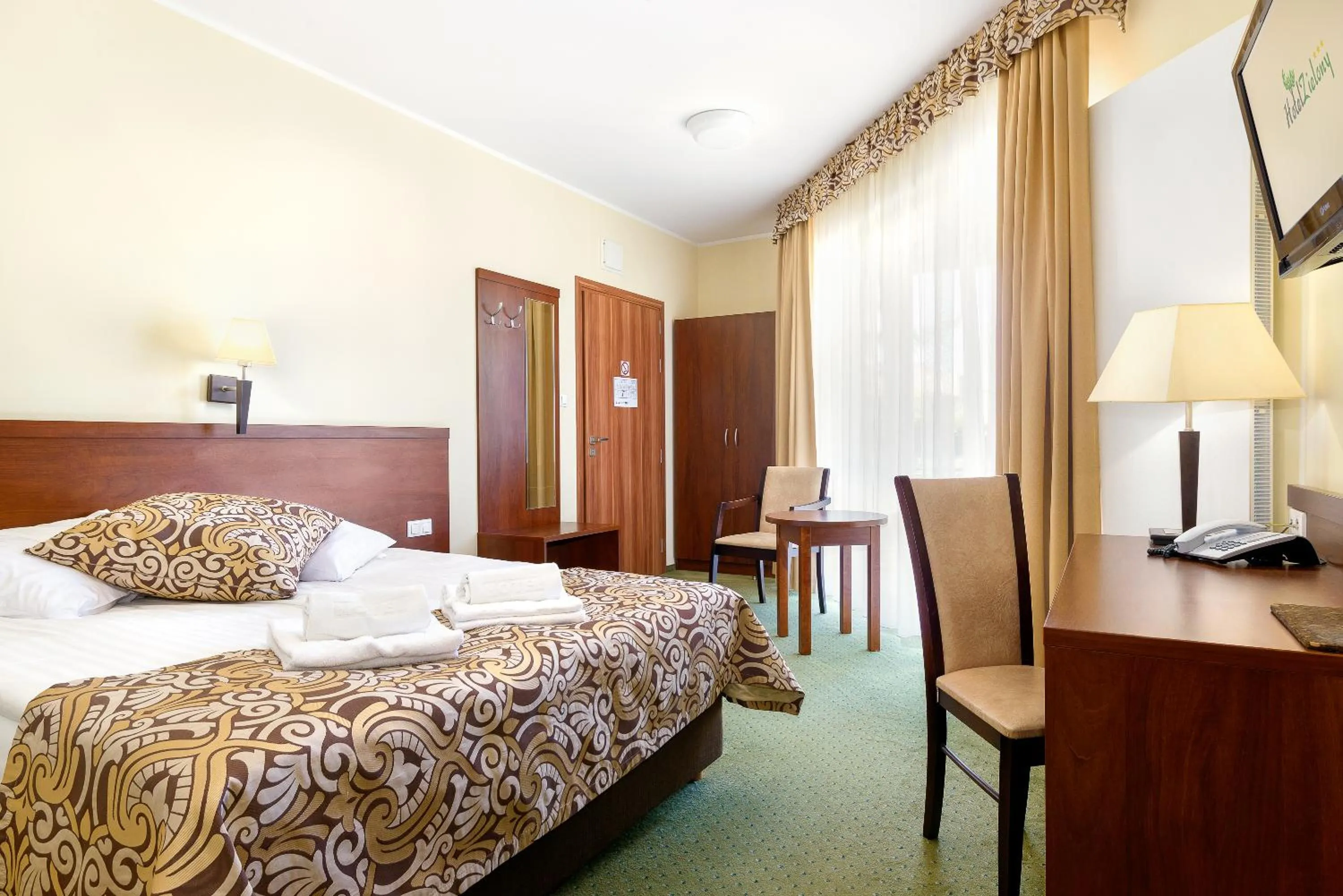 Bed in Hotel Zielony