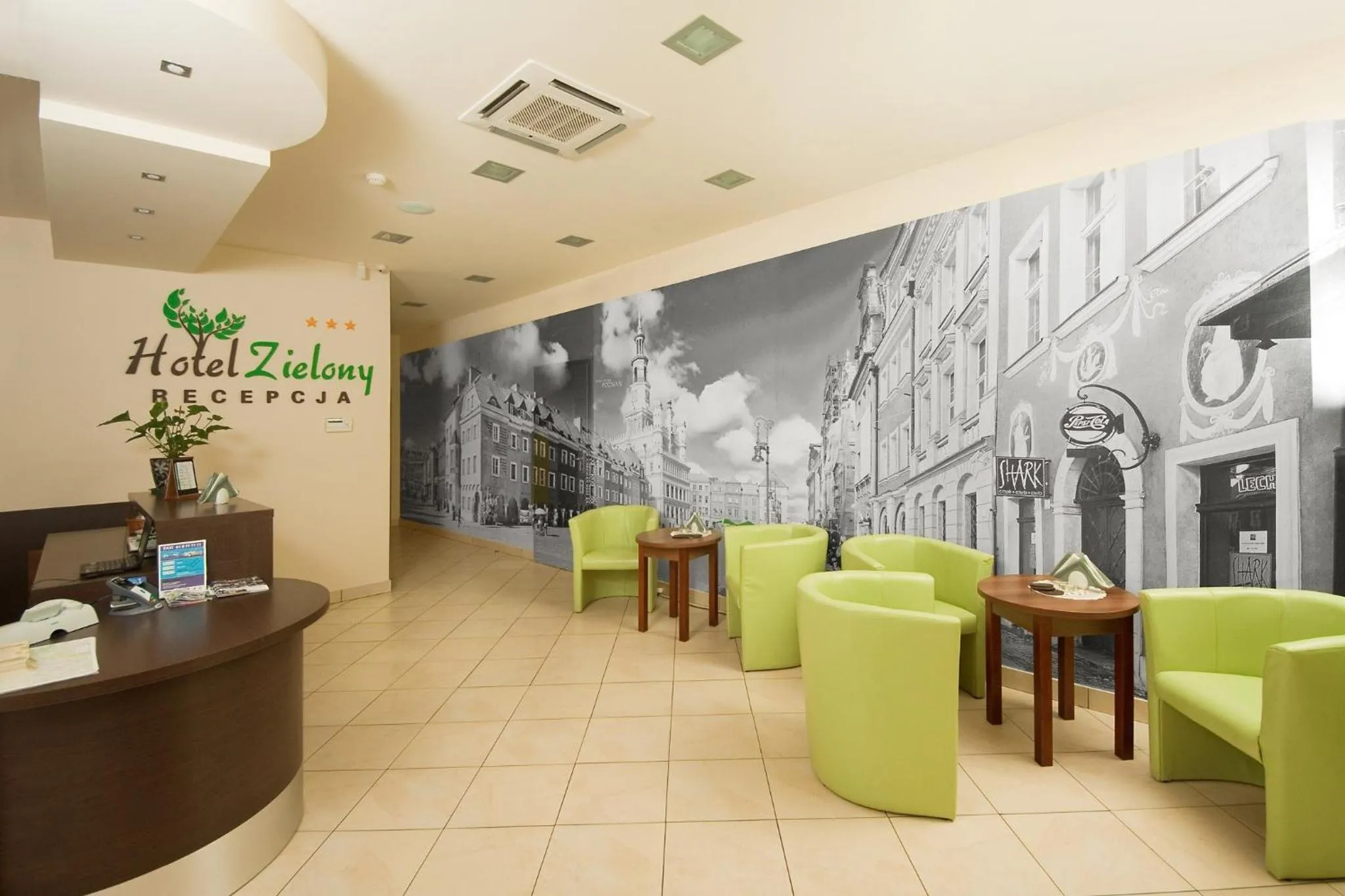 Lobby or reception in Hotel Zielony