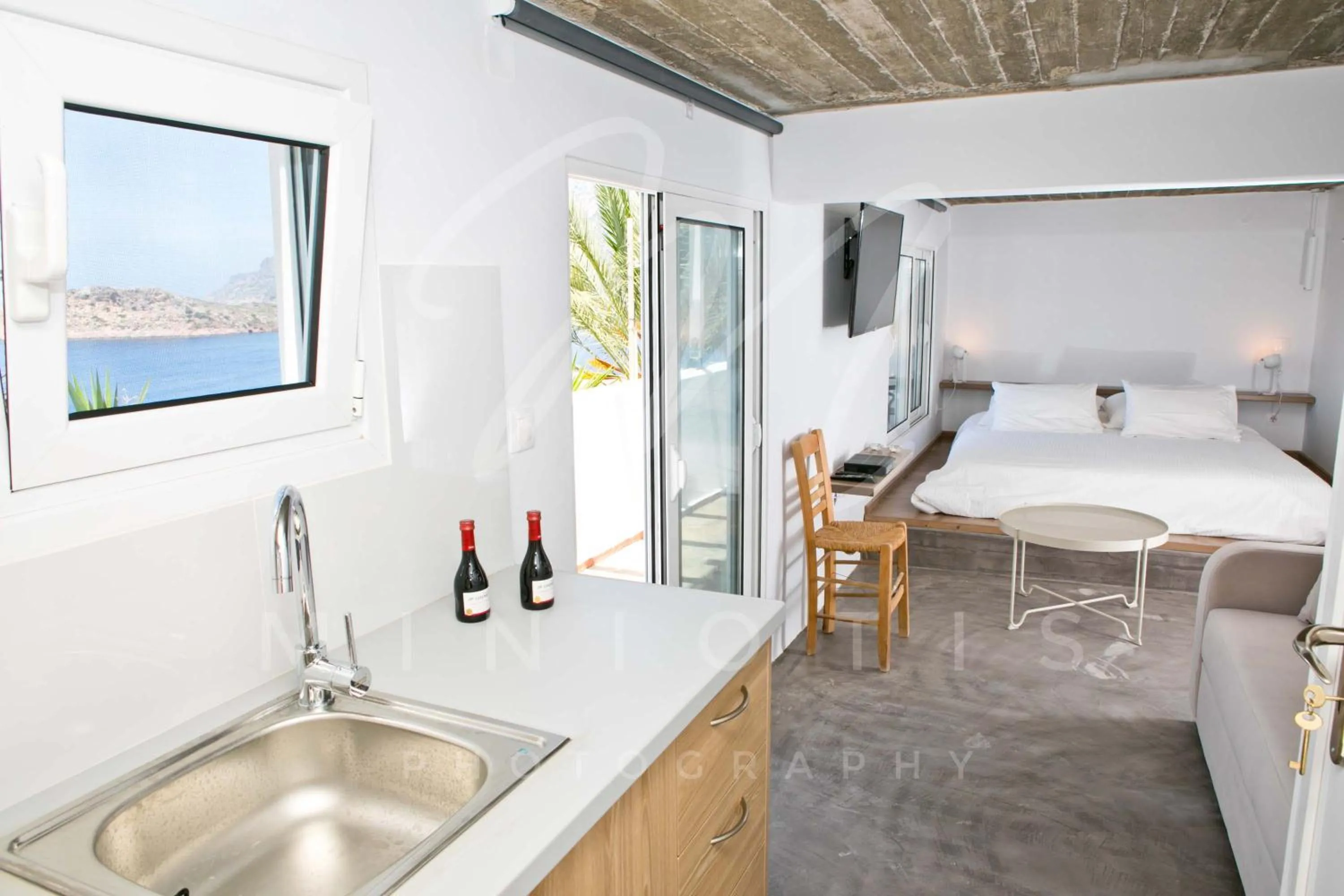 Bed in Blue Dawn Kalymnos