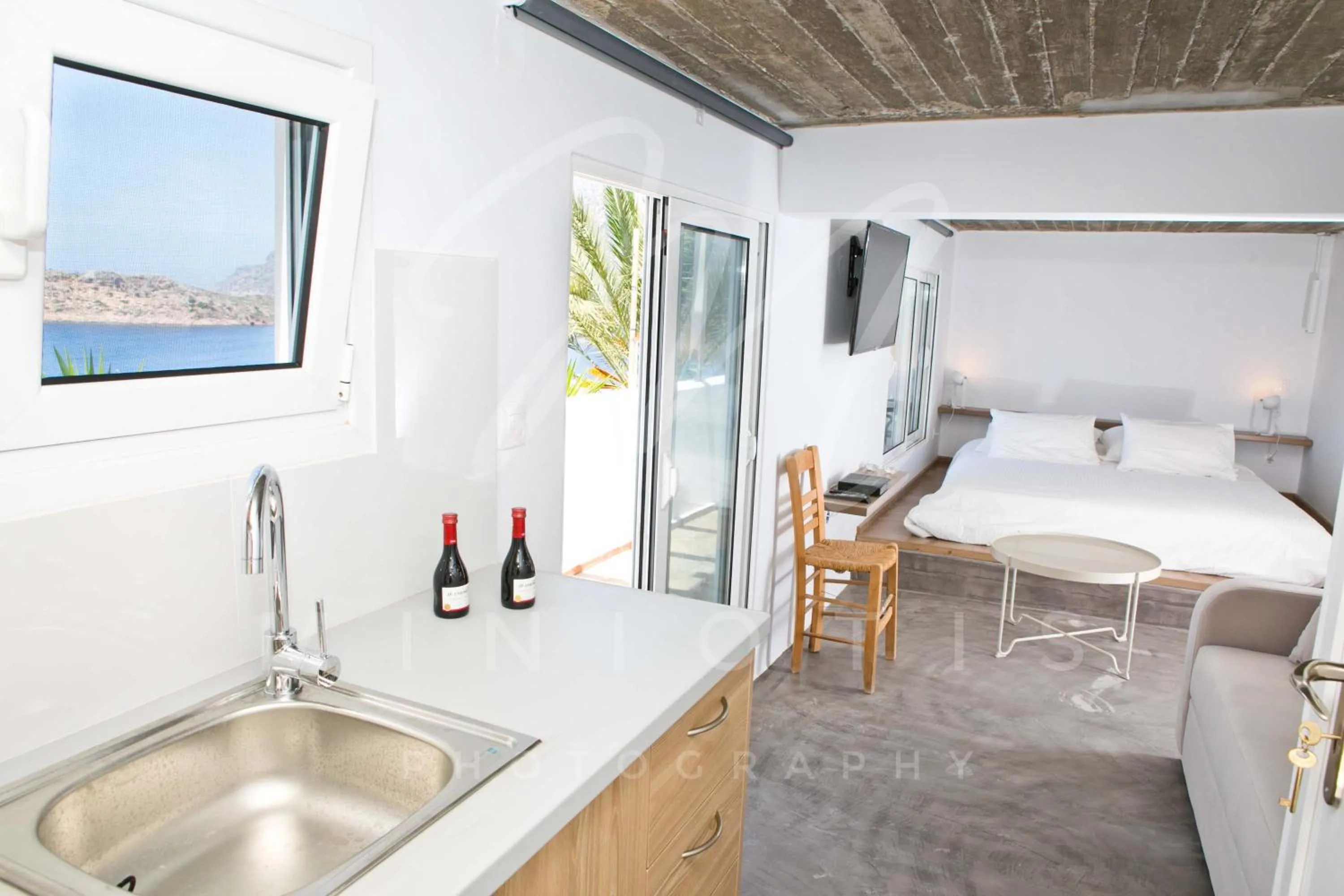 Bed in Blue Dawn Kalymnos