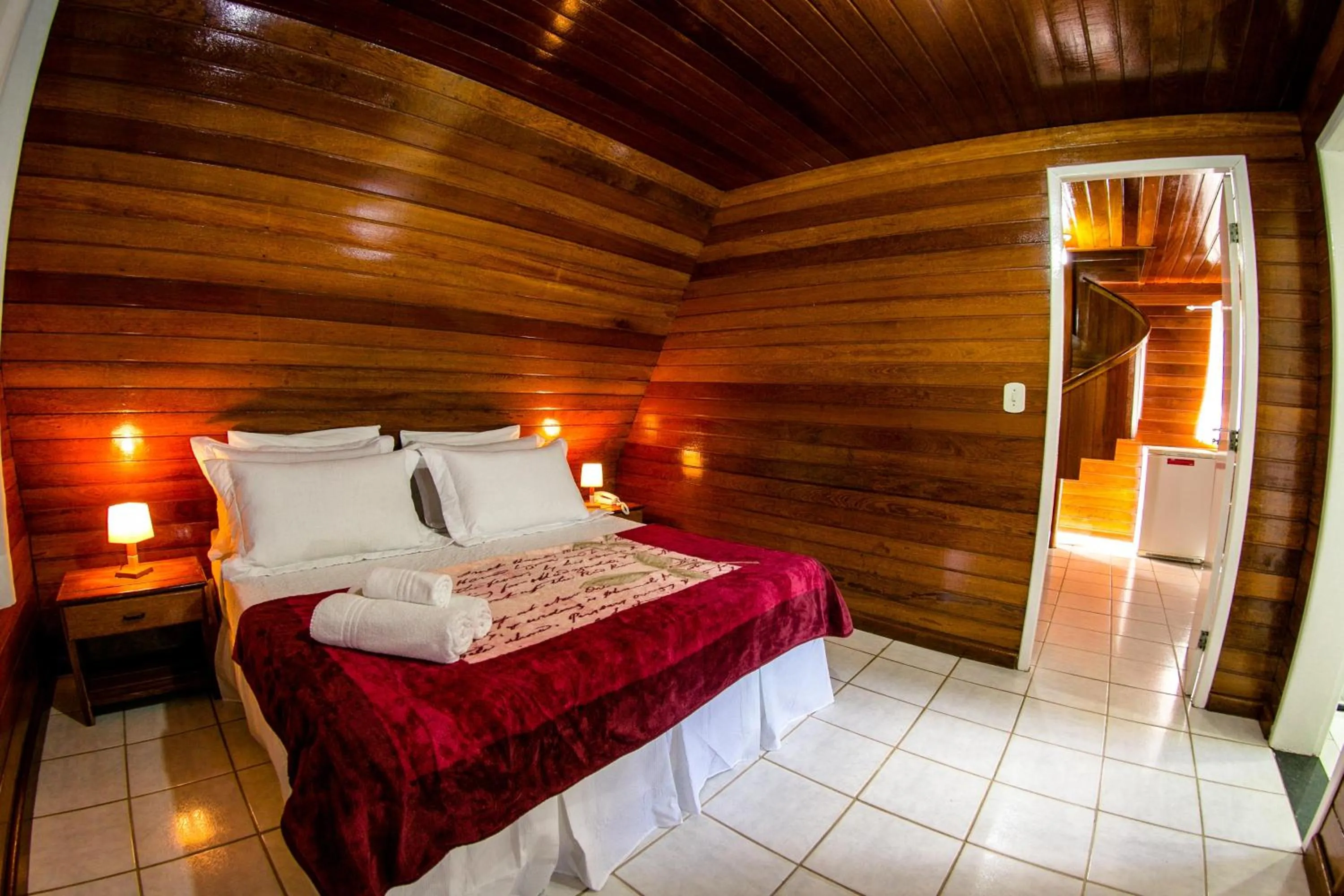 Bedroom, Bed in Hotel Fazenda China Park