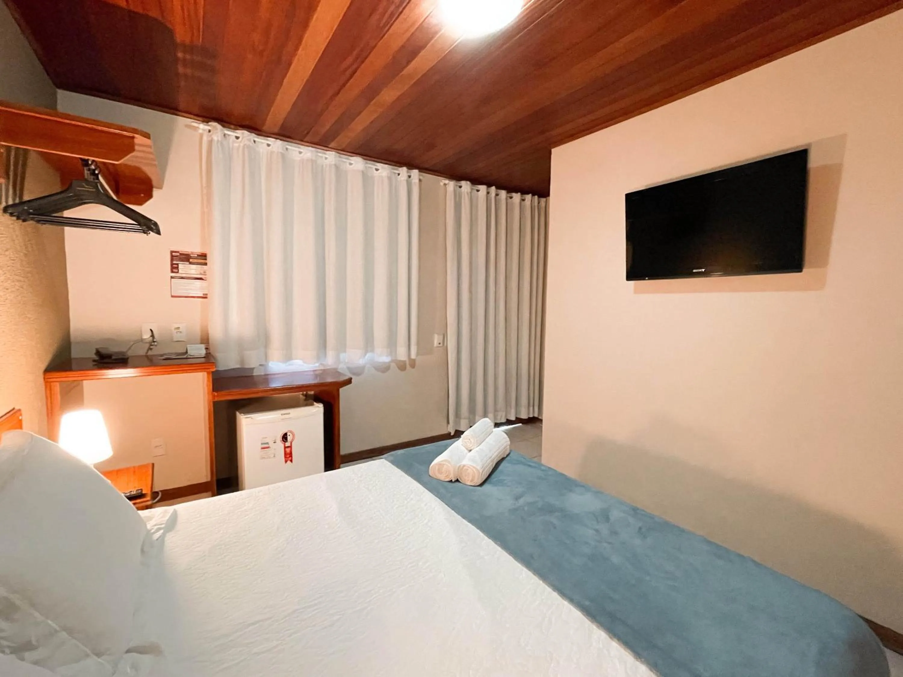 Bed in Hotel Fazenda China Park