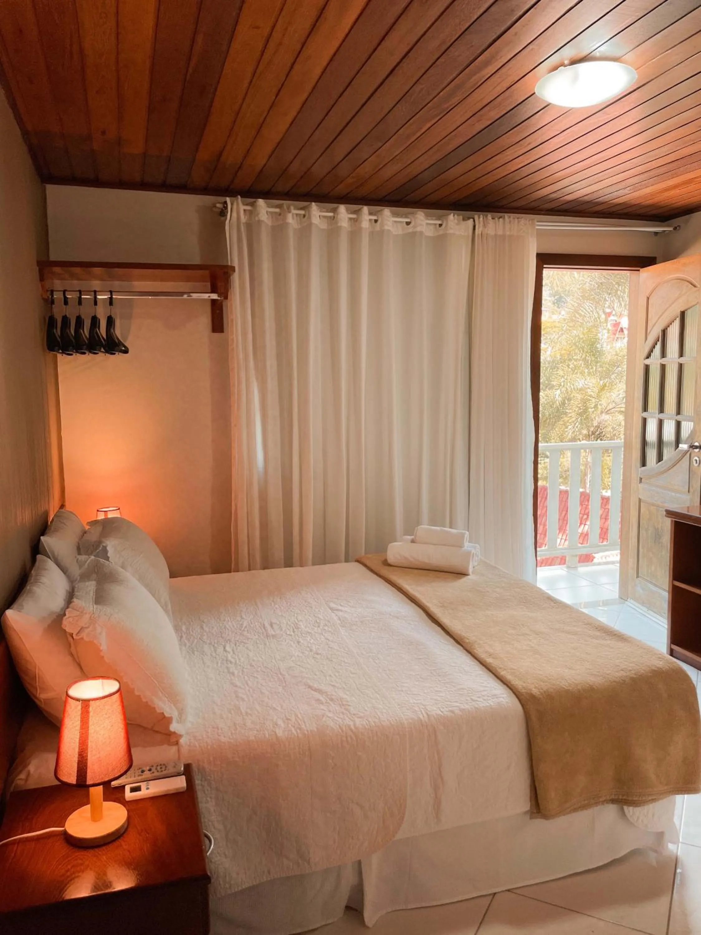 Bed in Hotel Fazenda China Park