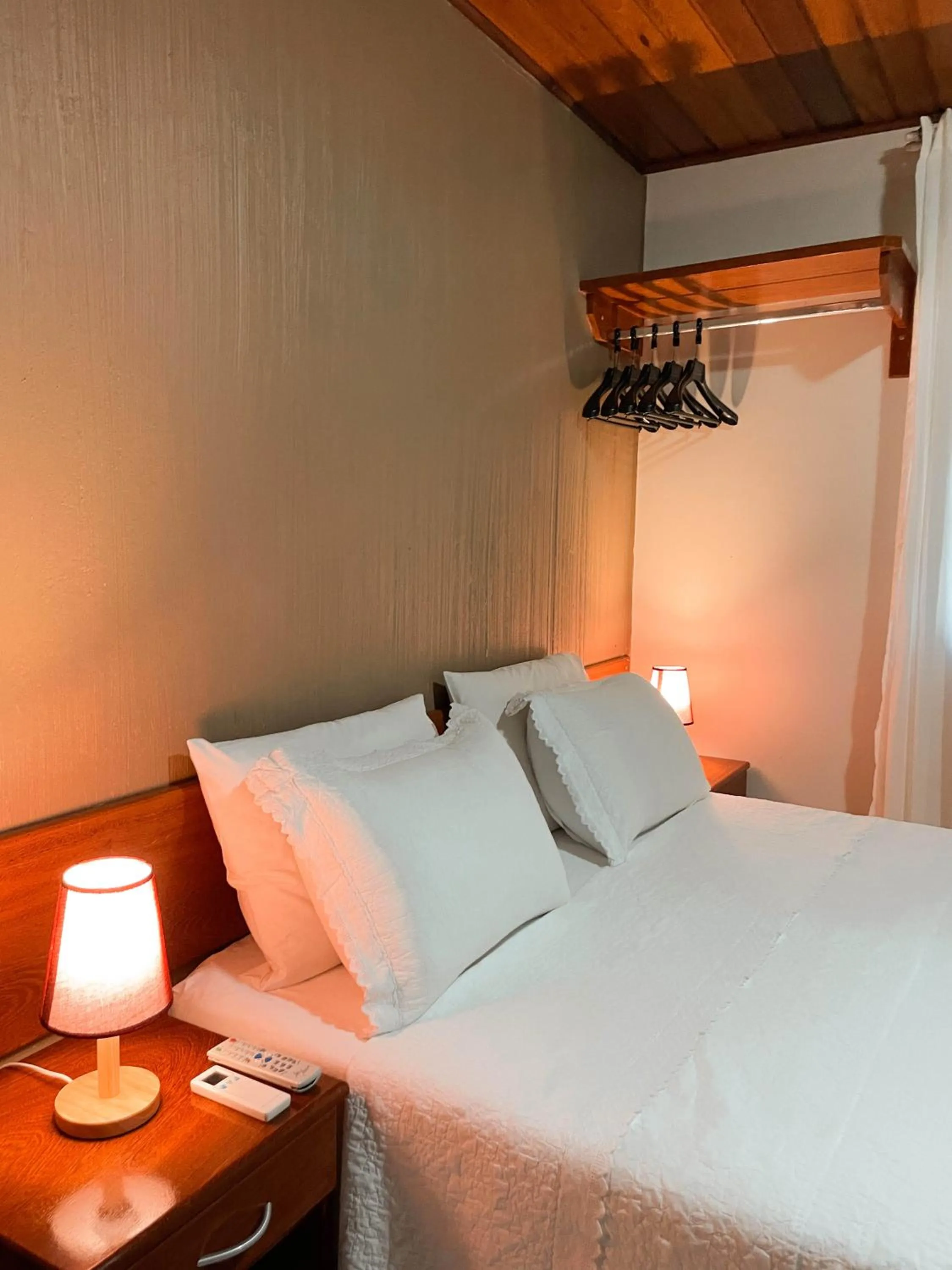 Bed in Hotel Fazenda China Park