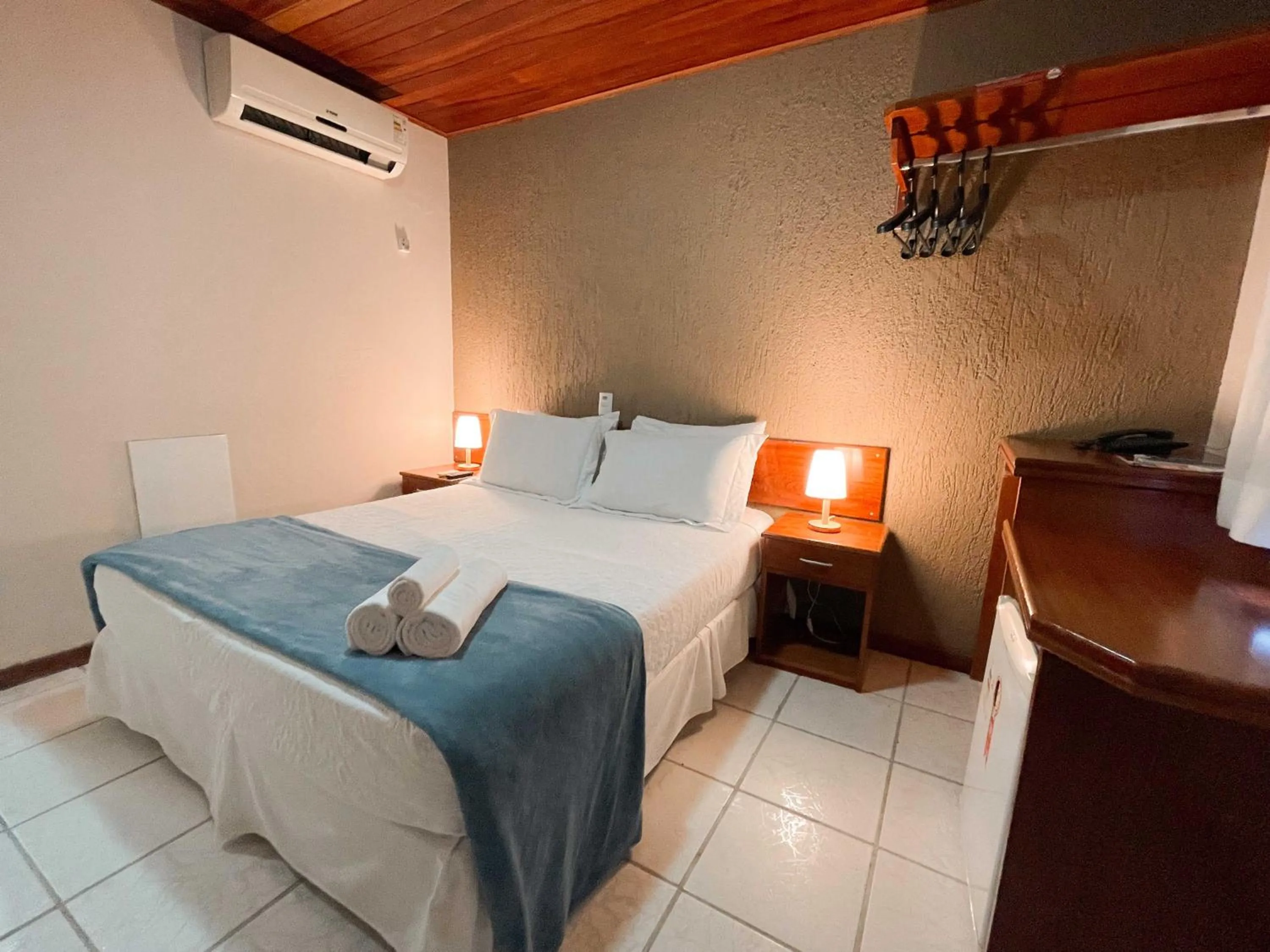 Bed in Hotel Fazenda China Park