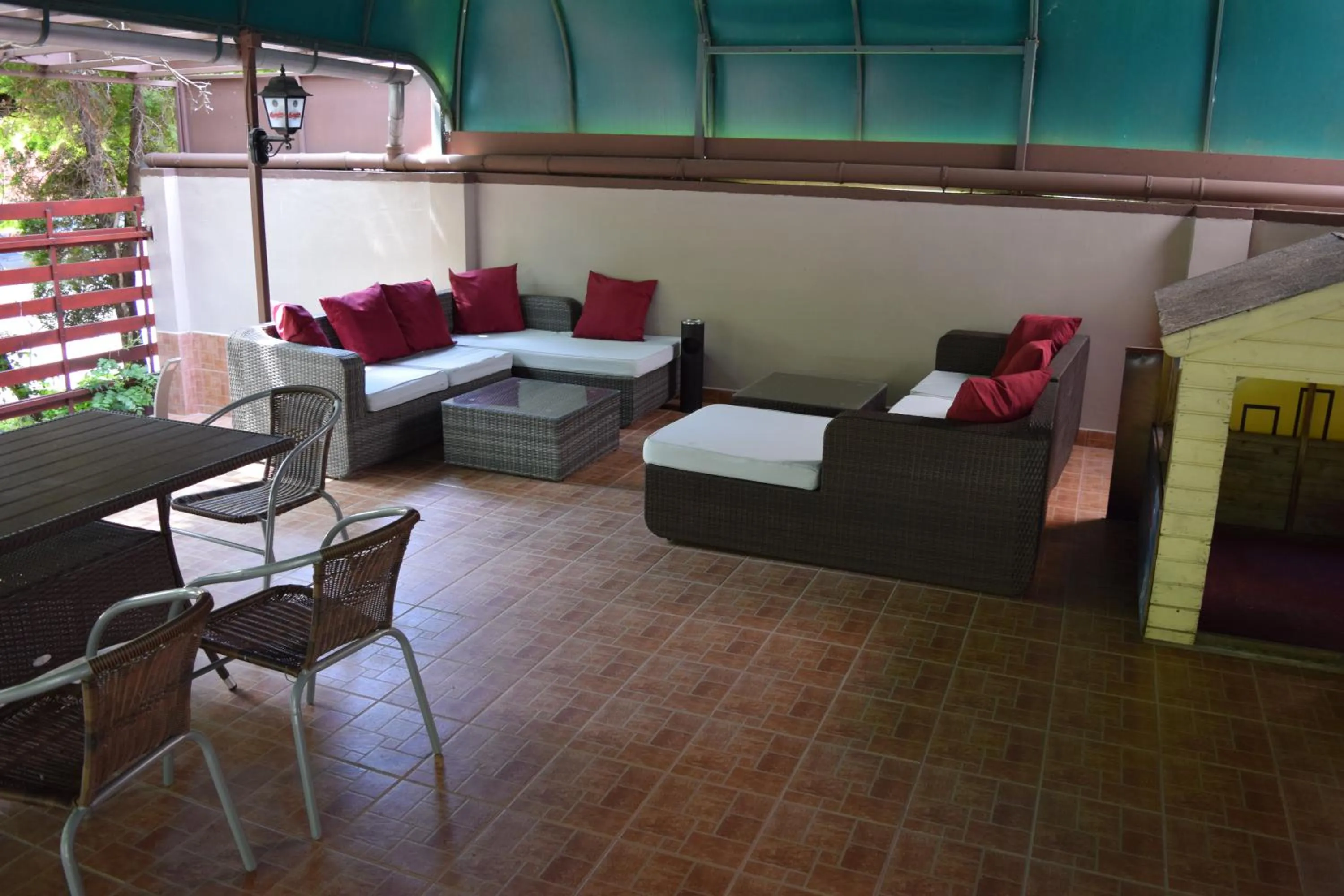 Balcony/Terrace in Belvárosi Panzió