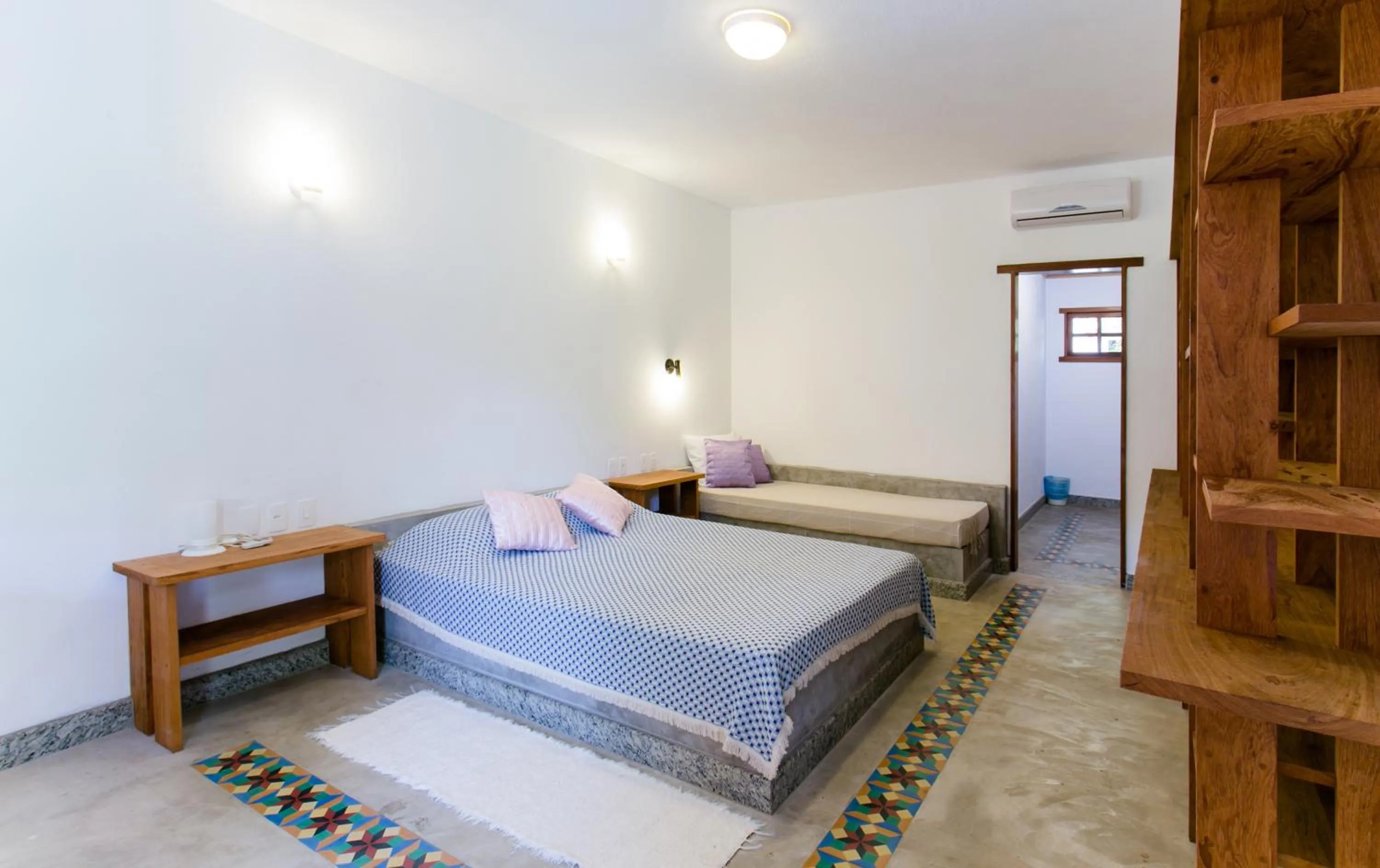 Bed in Pousada Vila do Beco