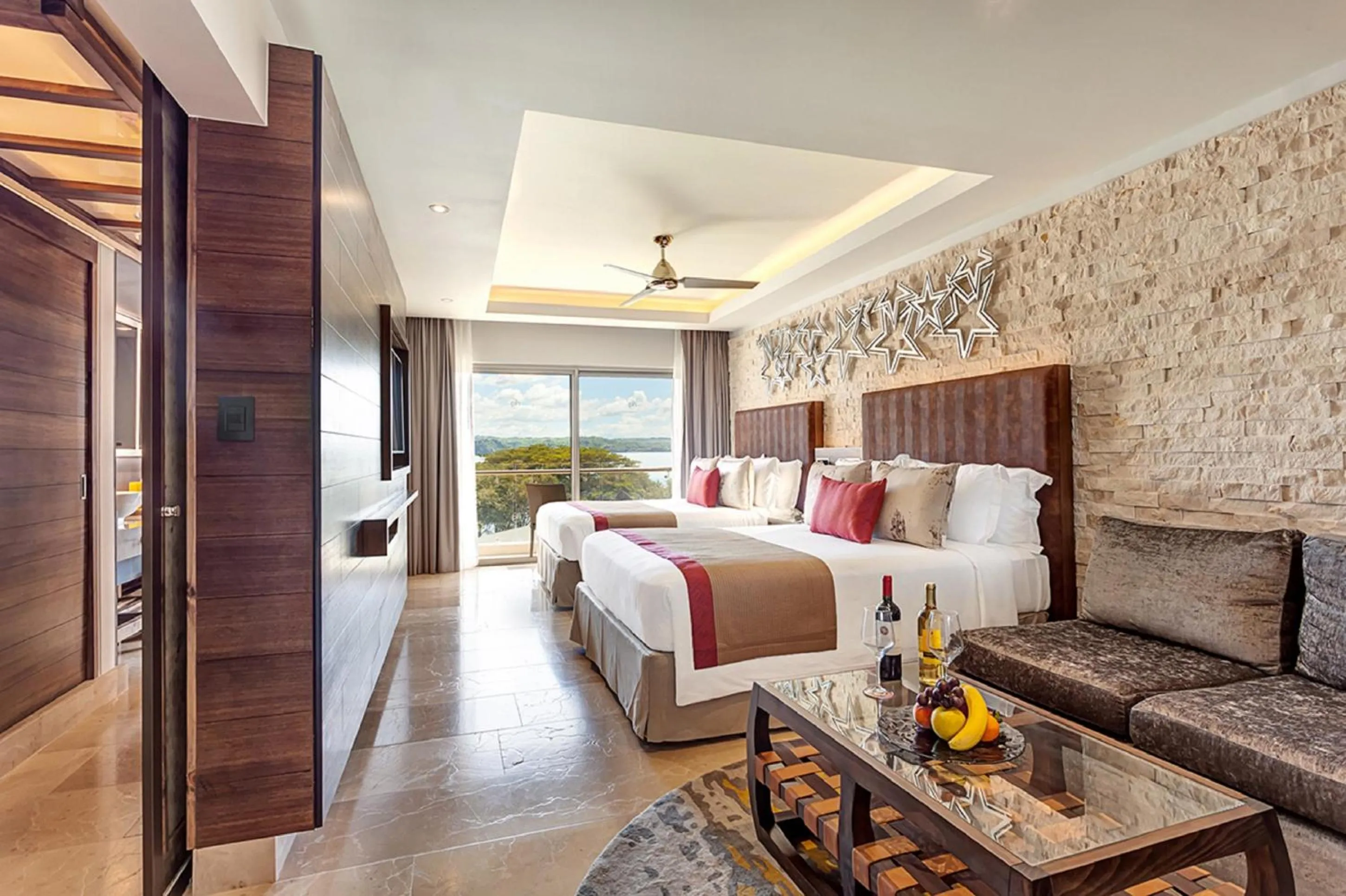 Bathroom, Bed in Planet Hollywood Costa Rica by Royalton, An Autograph Collection All-Inclusive Resort