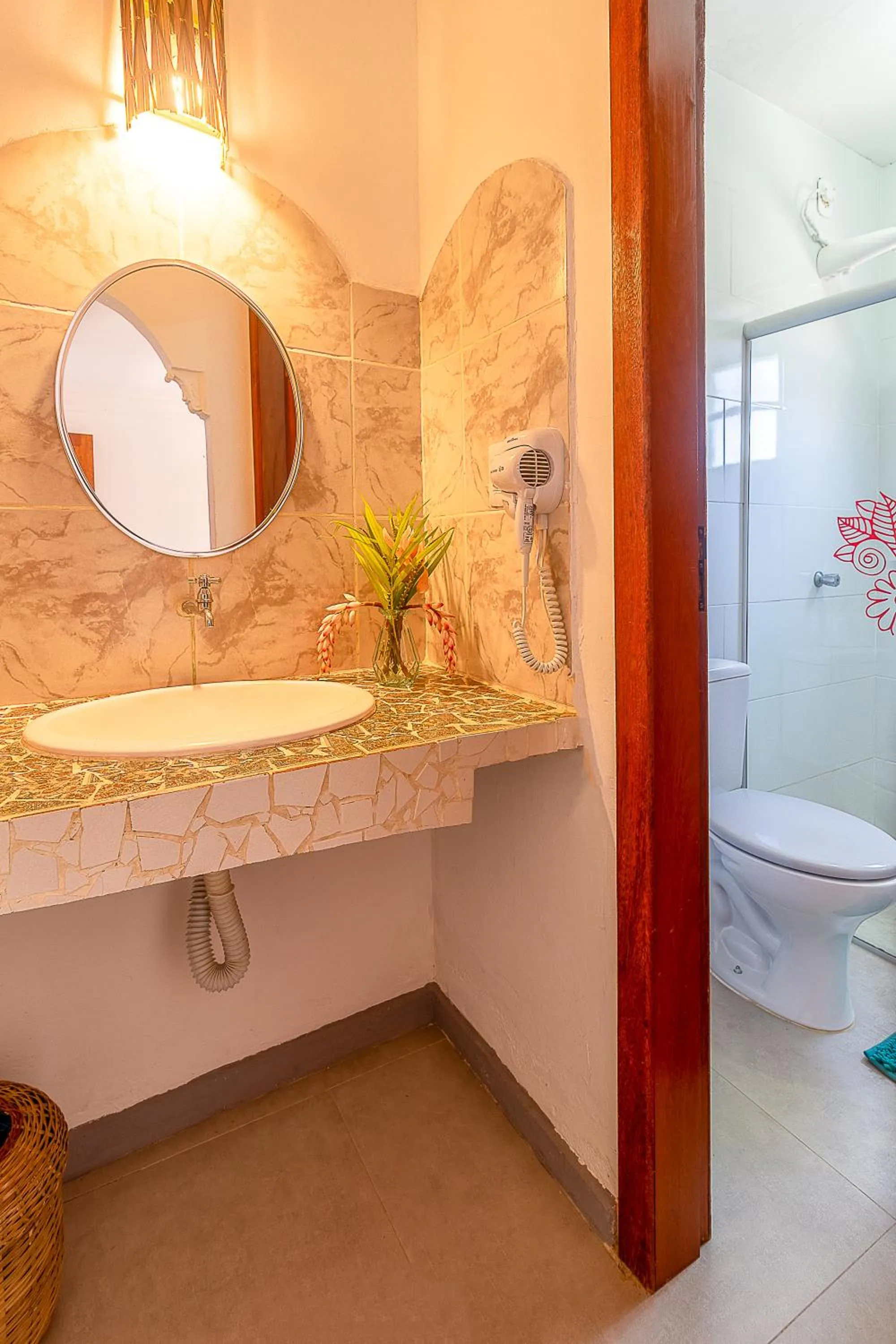 Shower in Na Casa 11 - Pousada