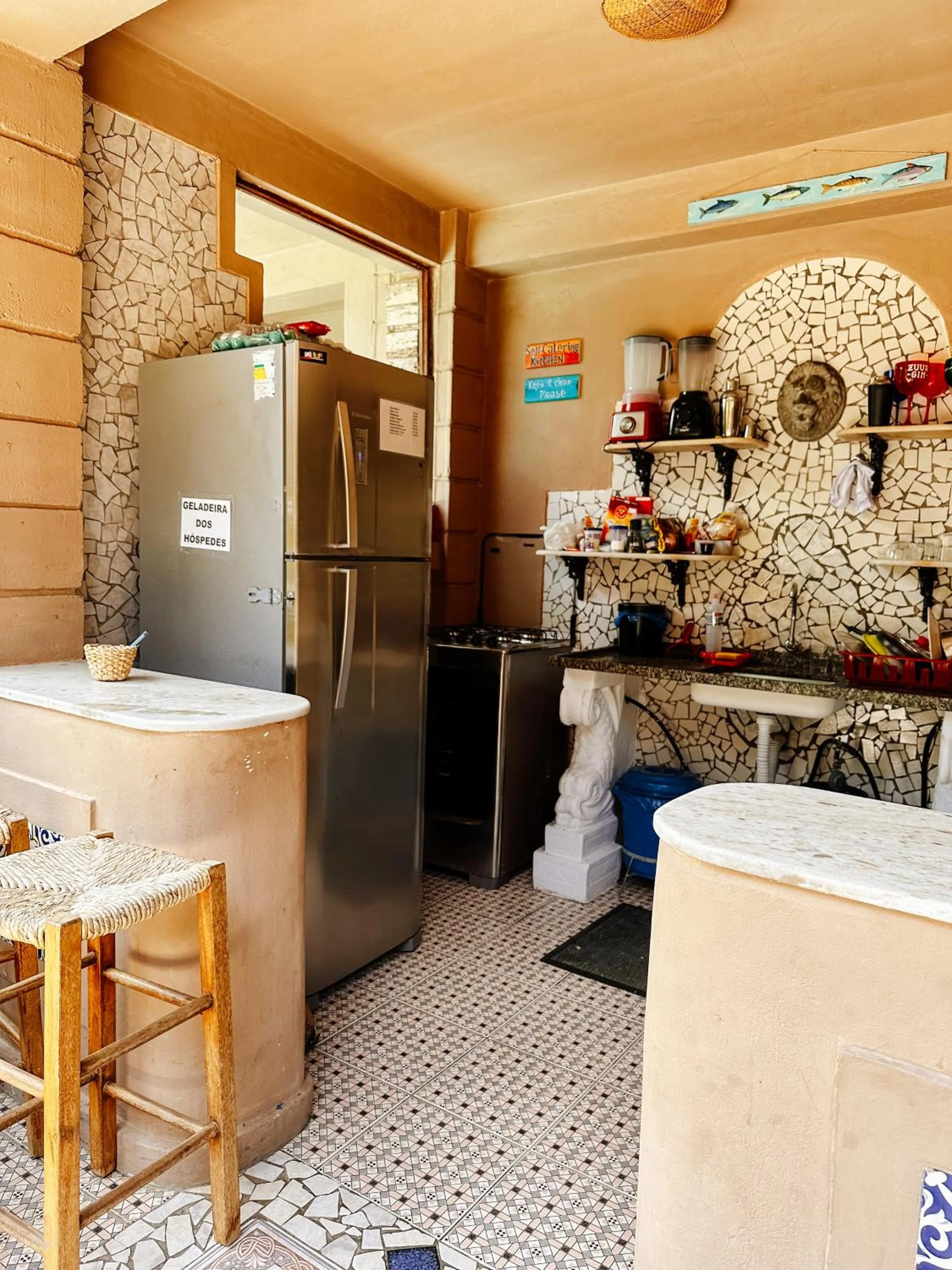 Kitchen or kitchenette in Na Casa 11 - Pousada