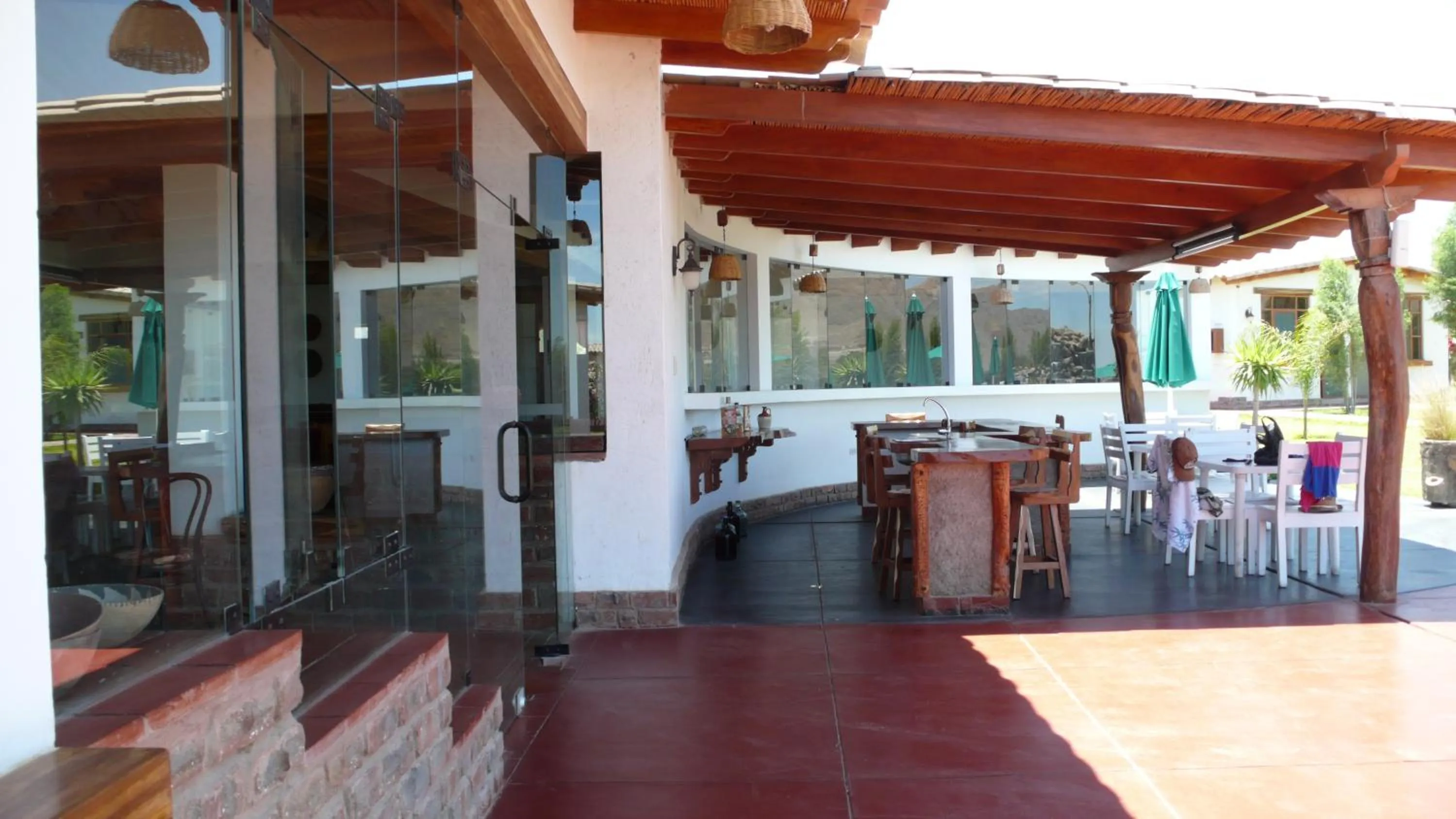 Balcony/Terrace in Casa Hacienda Nasca Oasis
