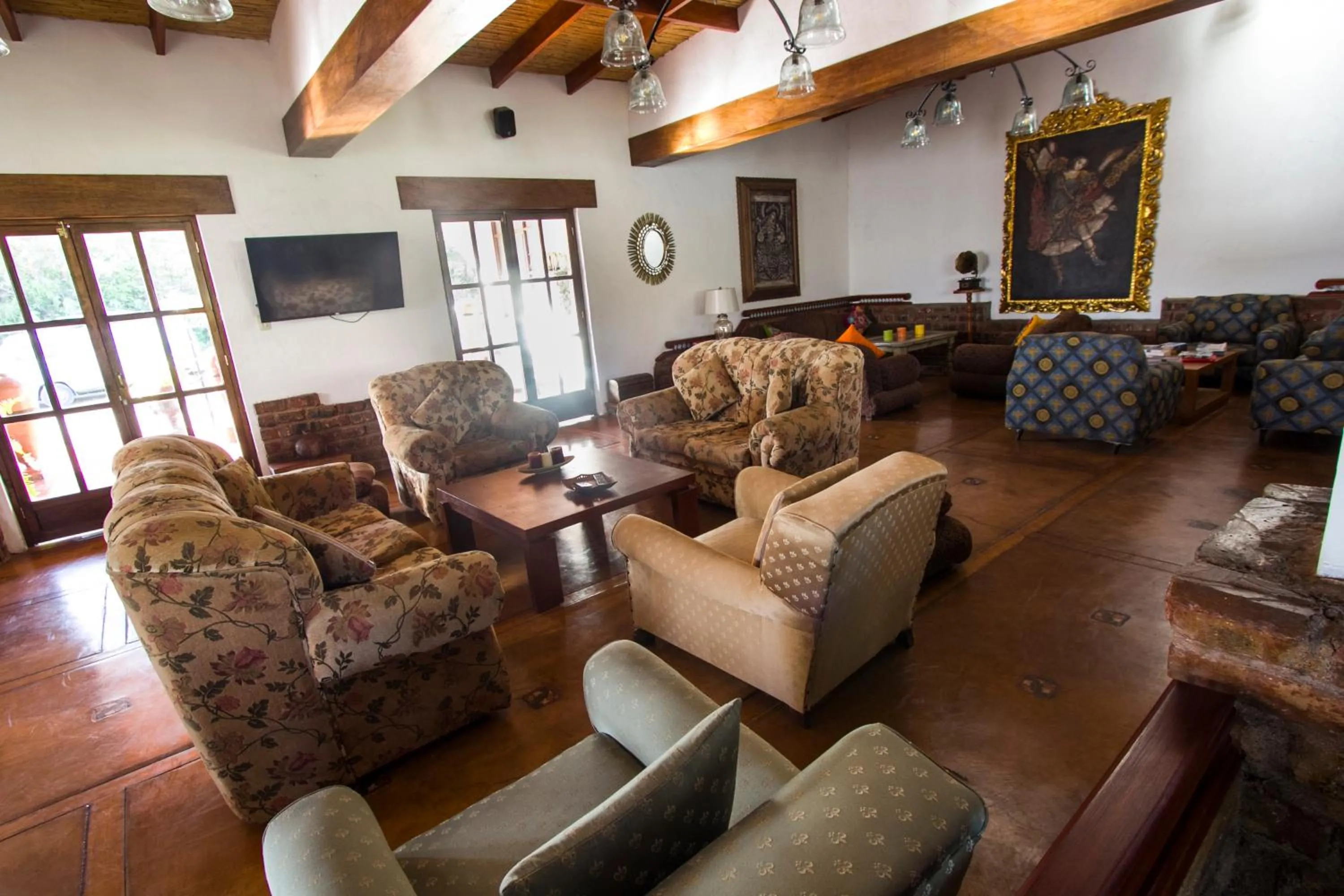 Lobby or reception in Casa Hacienda Nasca Oasis