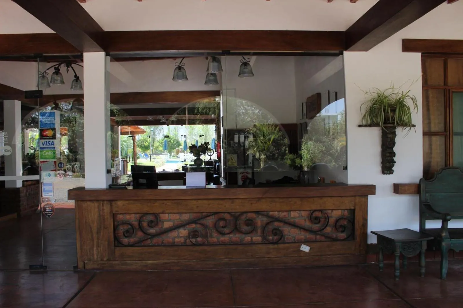 Lobby or reception in Casa Hacienda Nasca Oasis