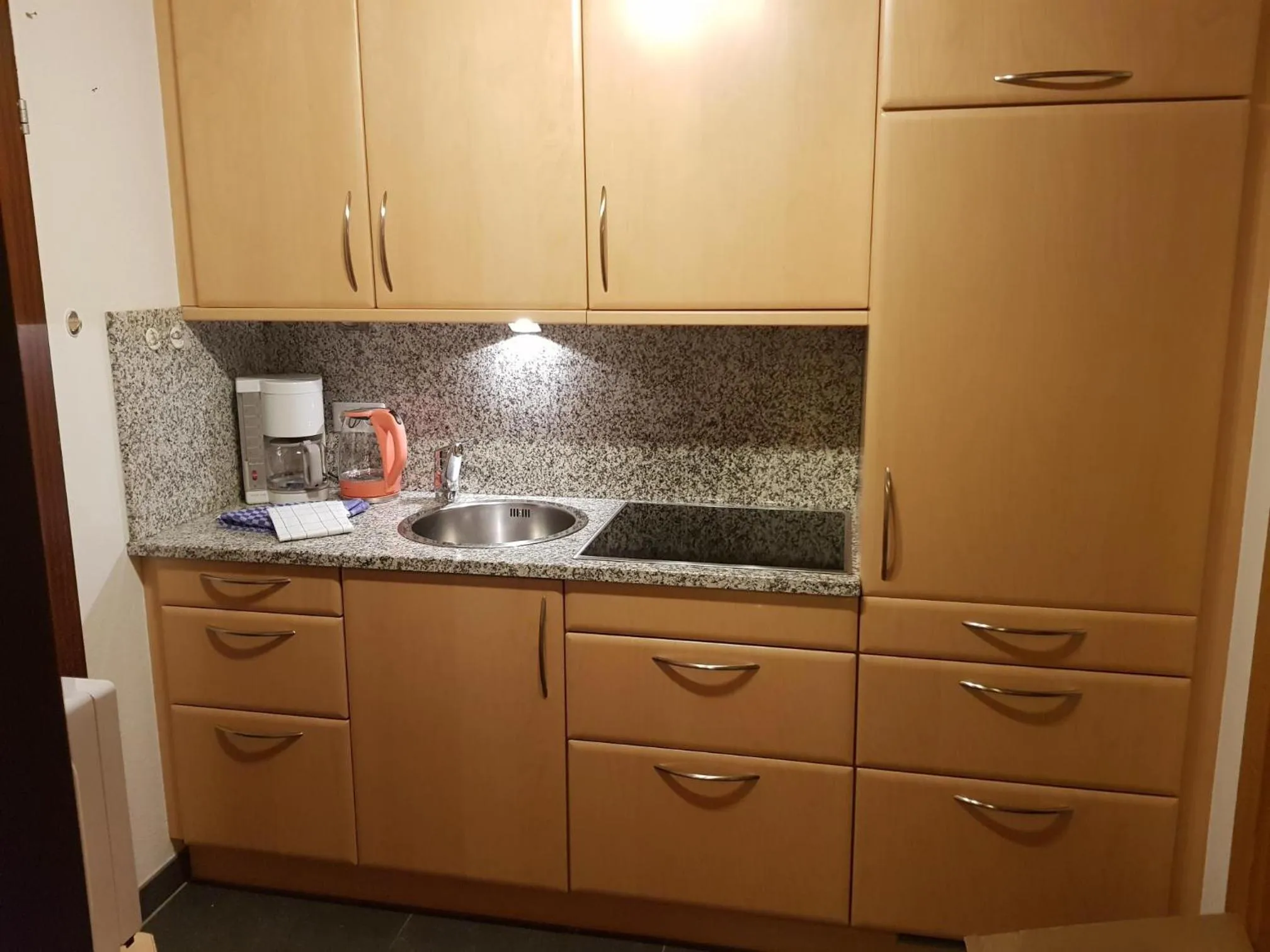 Kitchen or kitchenette in Appartmenthaus Birkenwald