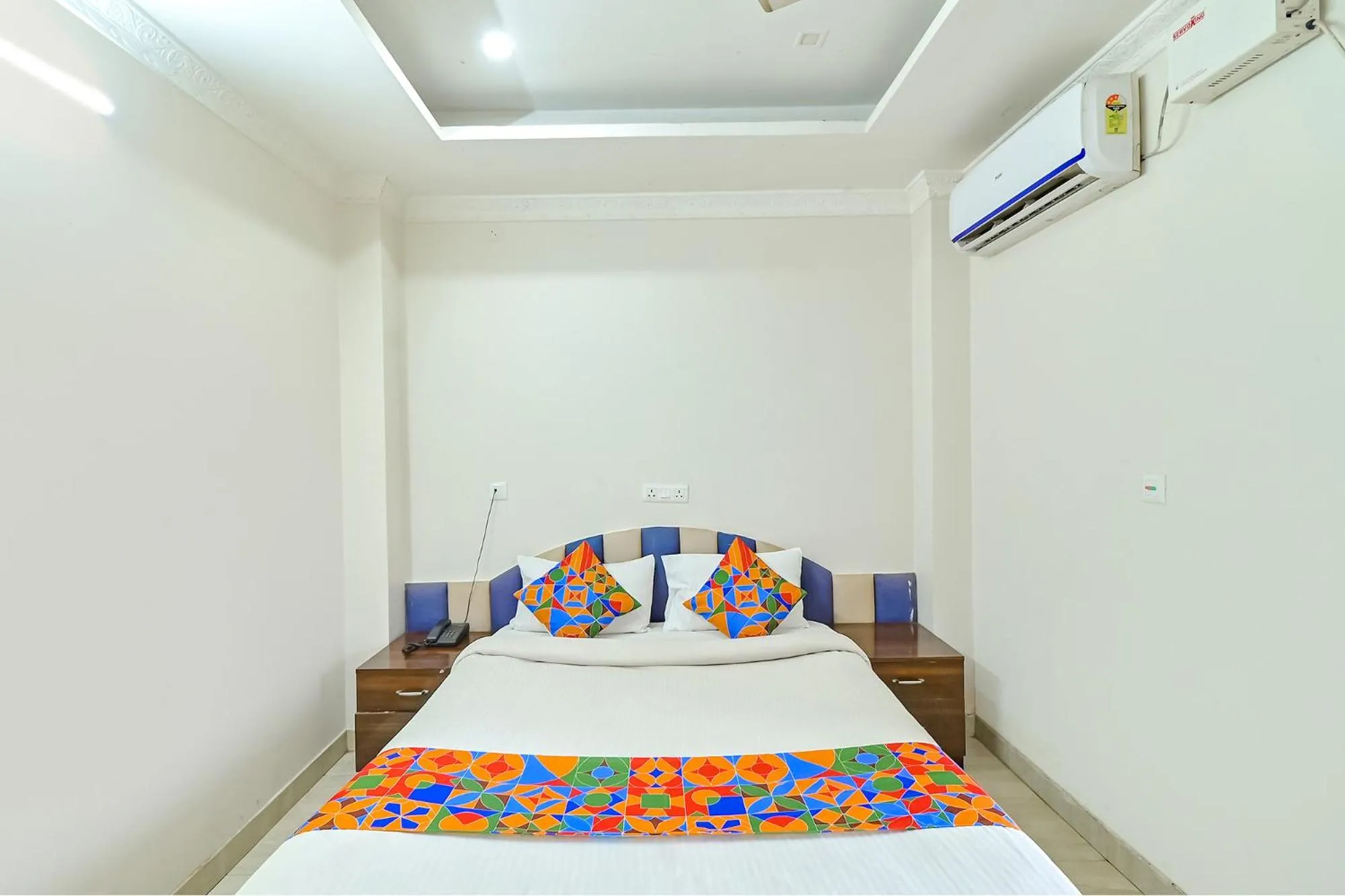 Bed in FabHotel Good Luck Residency