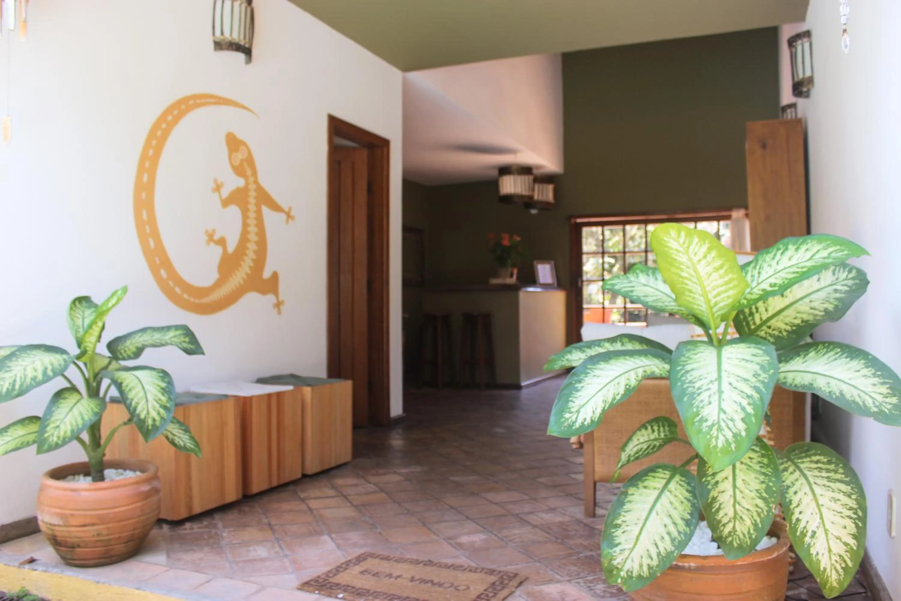 Lobby or reception in Pousada Catamara