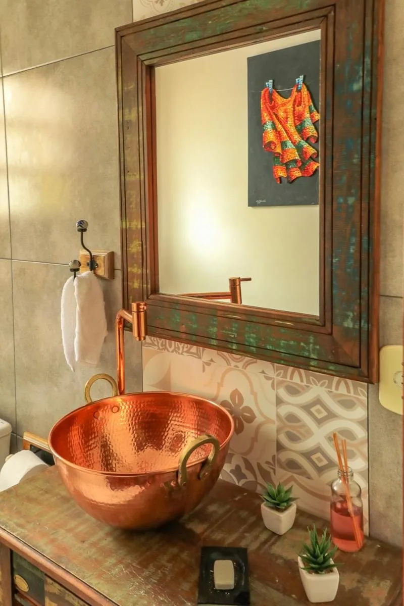 Bathroom in Pousada Catamara