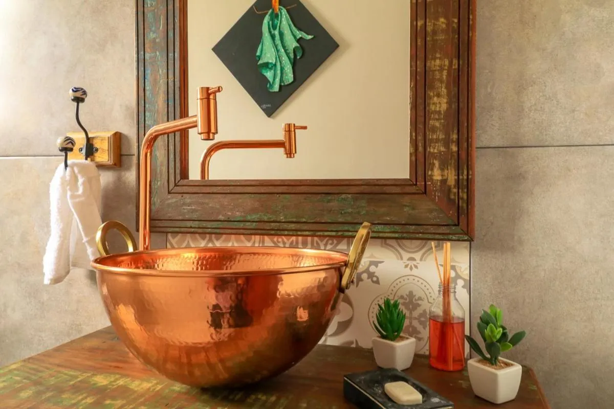 Bathroom in Pousada Catamara