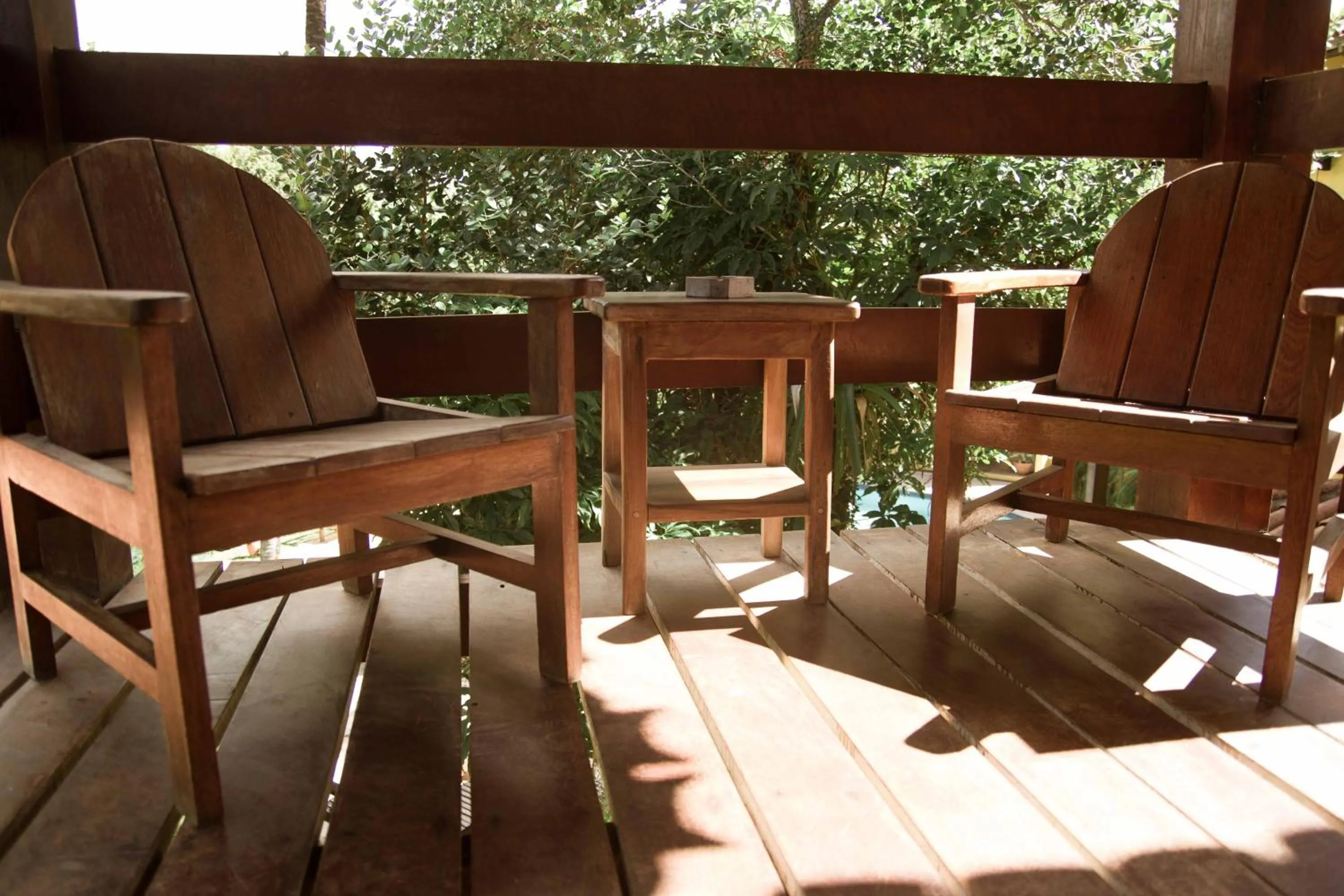 Garden view in Pousada Catamara