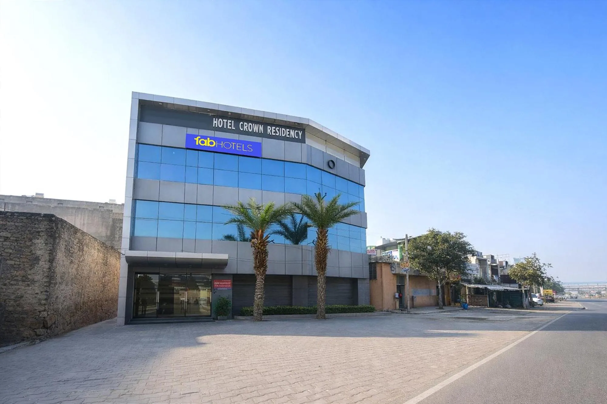 Property building in FabHotel Crown Residency