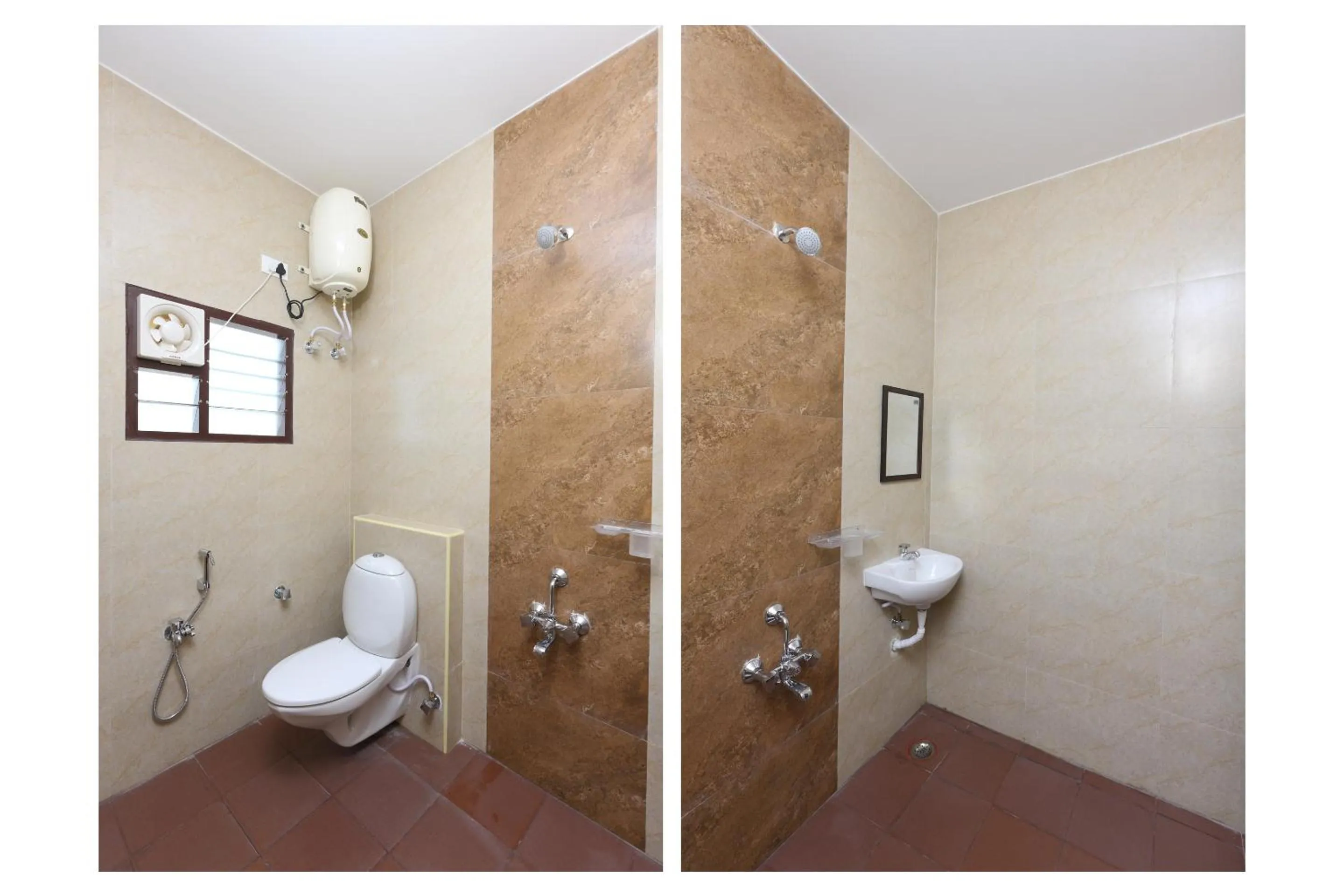 Bathroom in Super Hotel O Perfect Stay Near Meenambakkam Metro Station
