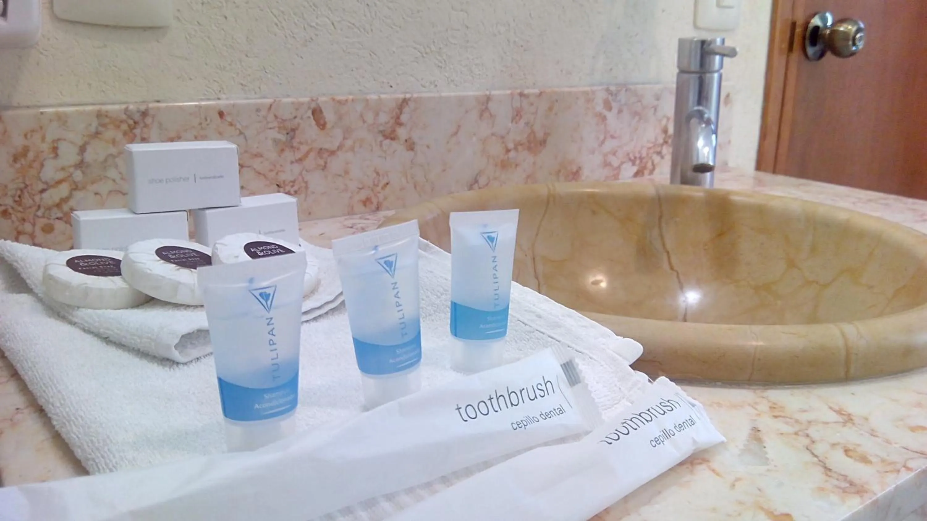 Toilet in Hotel Señorial Tlaxcala