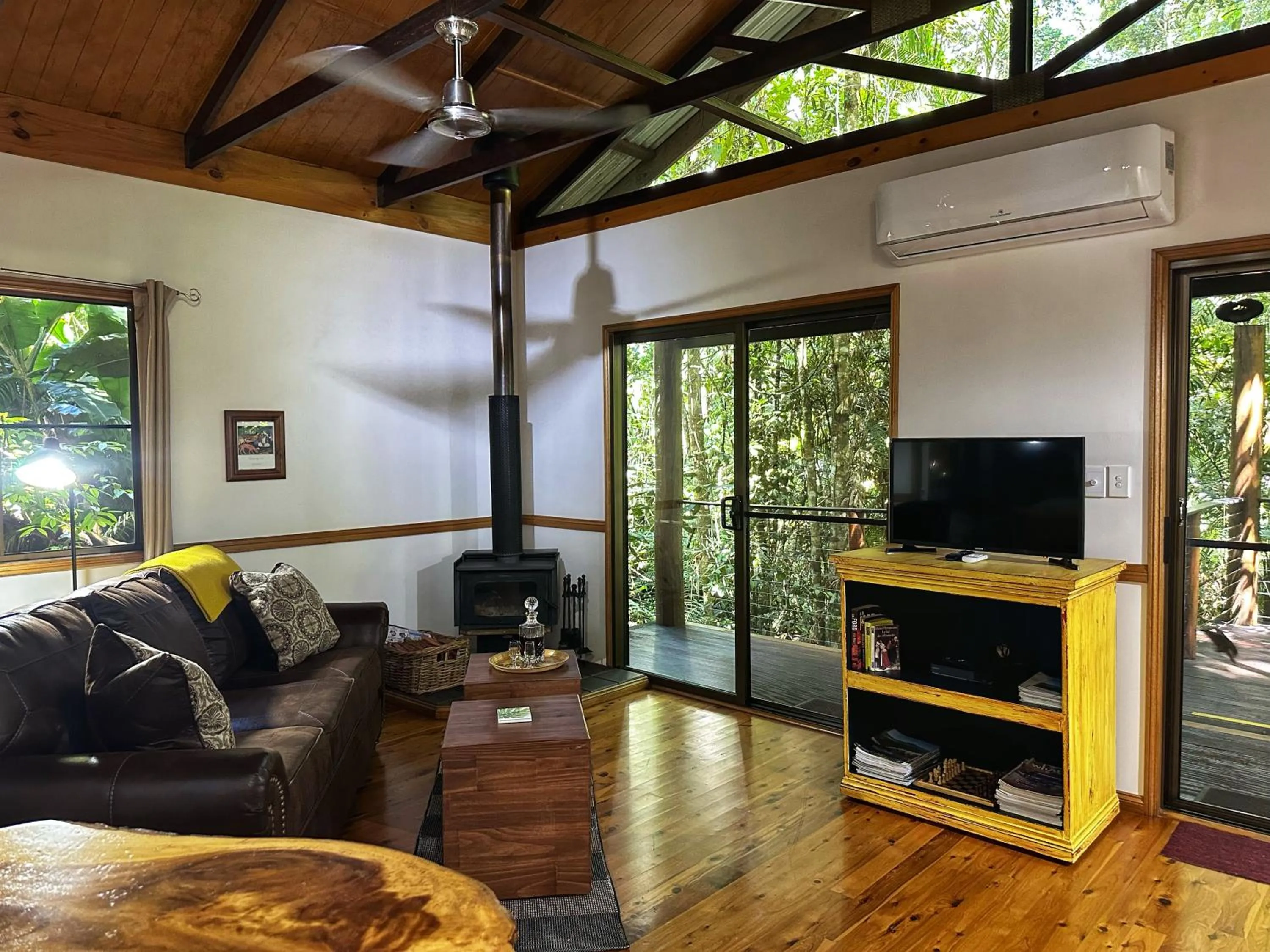 Natural landscape in Crater Lakes Rainforest Cottages