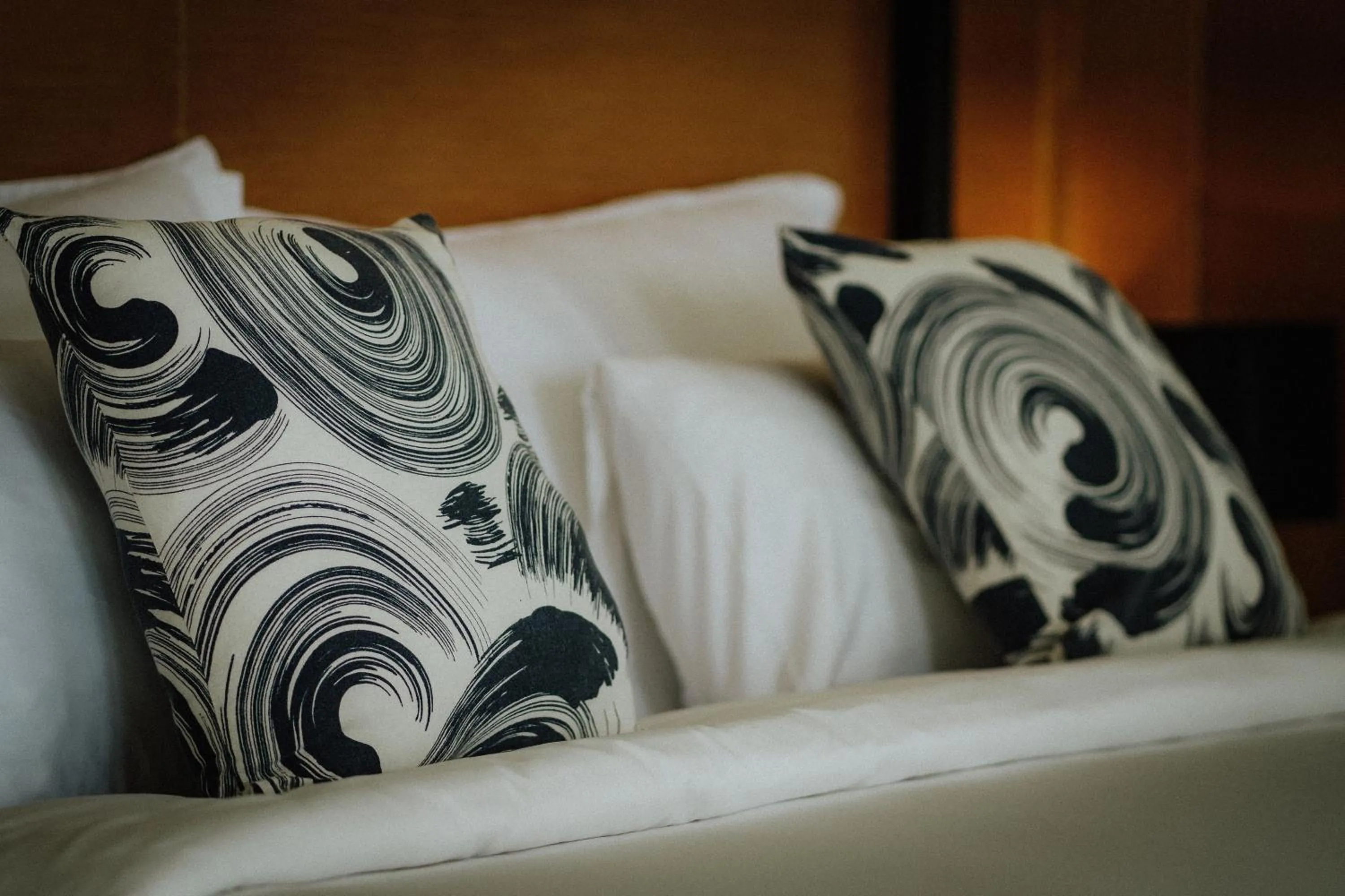 Bed in The Anda Mani Khaolak Beachfront Villas