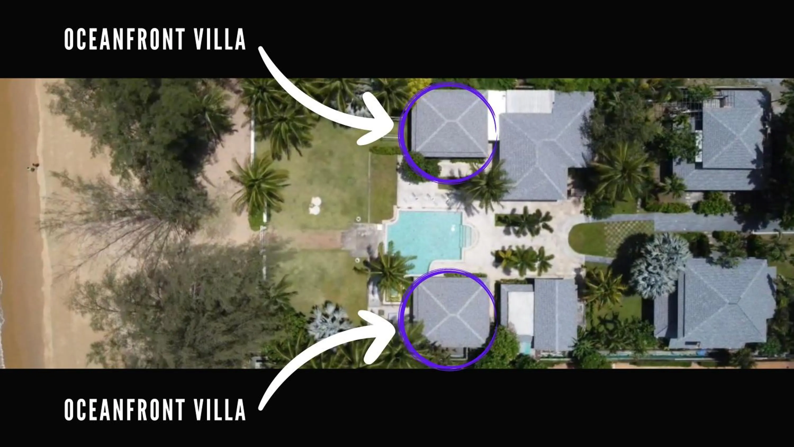 Bird's eye view in The Anda Mani Khaolak Beachfront Villas