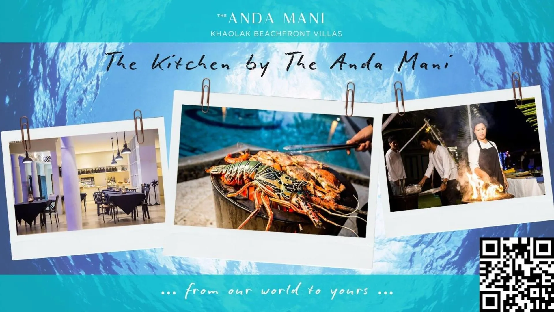 Restaurant/places to eat in The Anda Mani Khaolak Beachfront Villas
