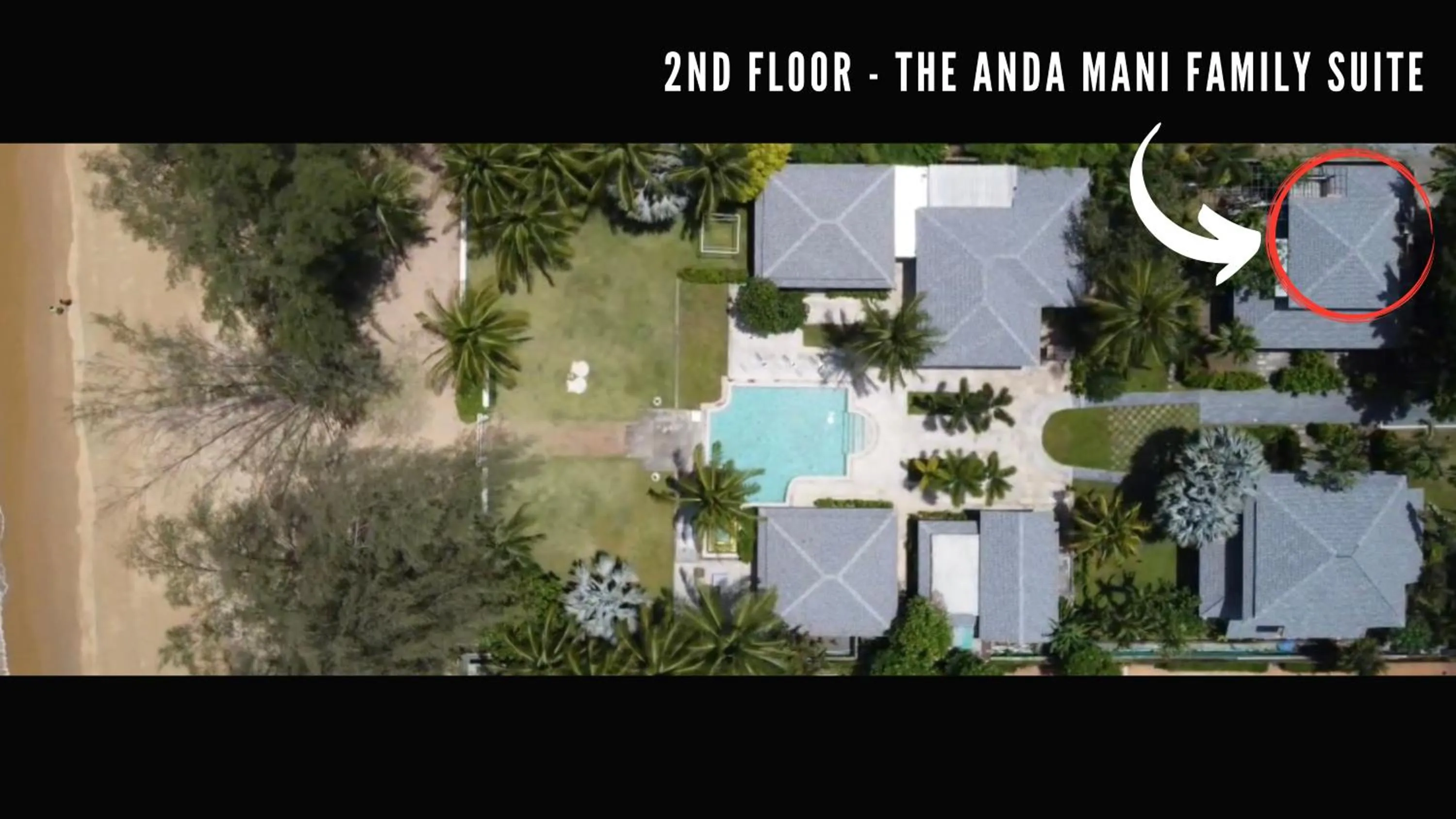 Location in The Anda Mani Khaolak Beachfront Villas - Adult only