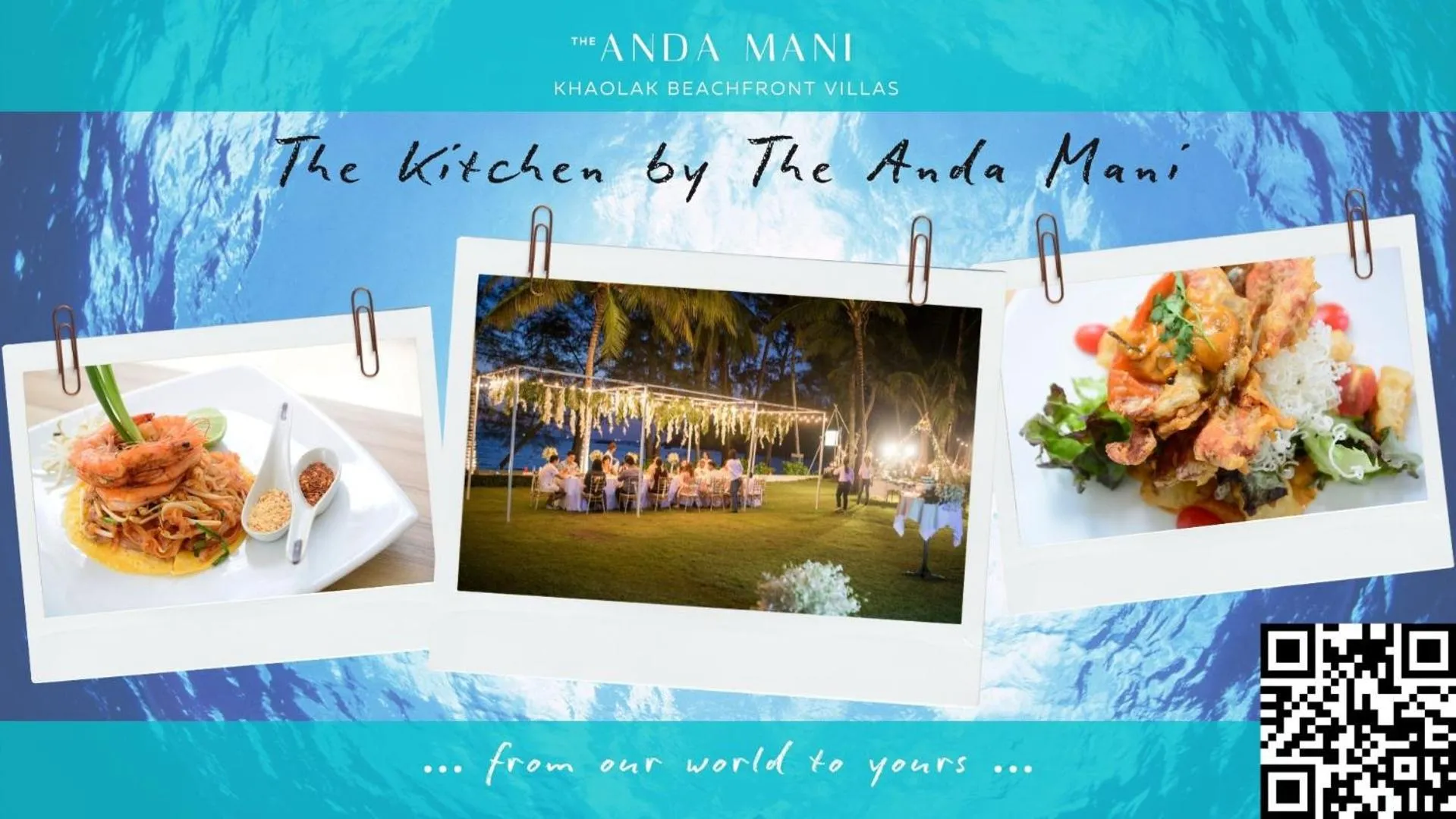 Restaurant/places to eat in The Anda Mani Khaolak Beachfront Villas