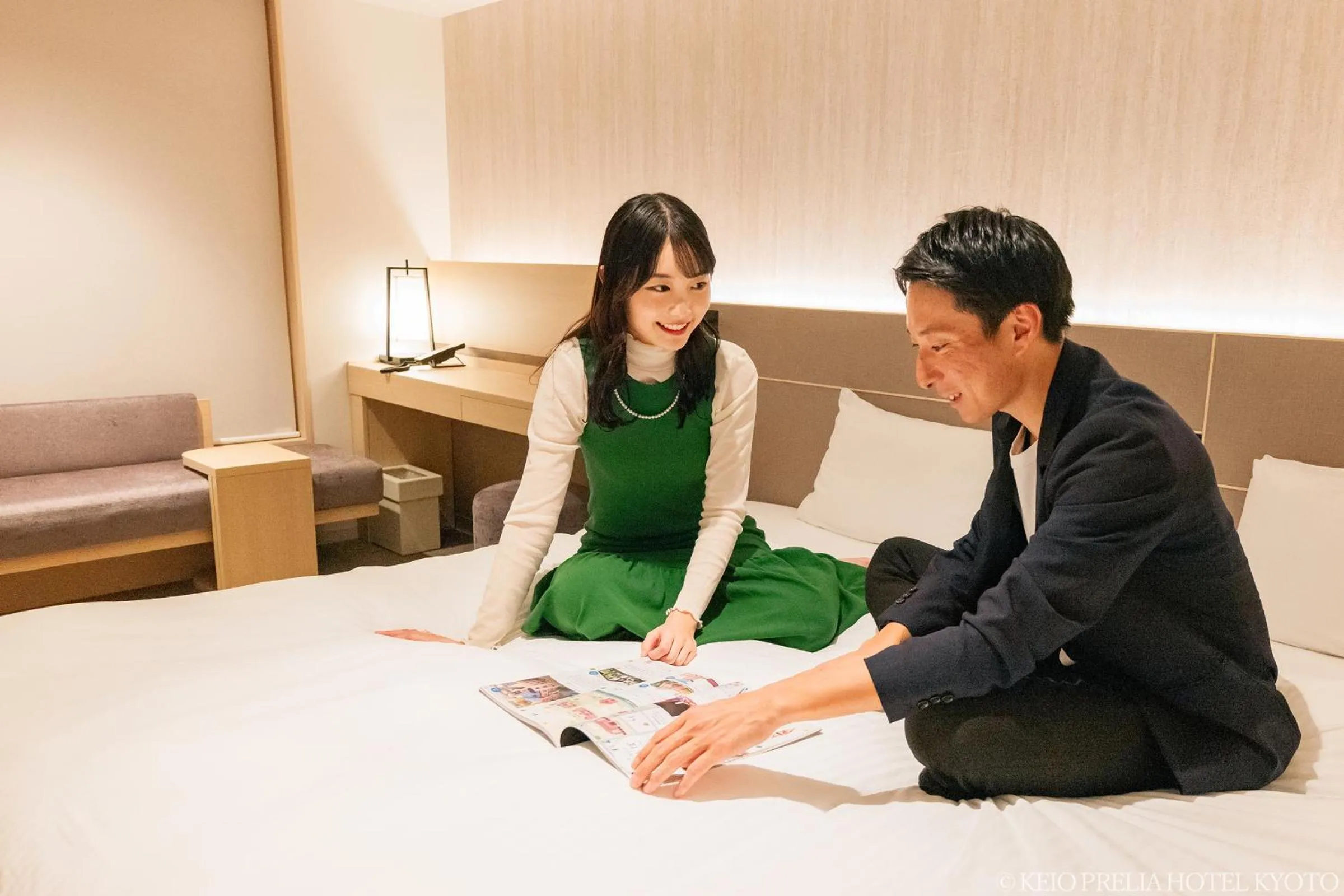 Photo of the whole room, Bed in Keio Prelia Hotel Kyoto Karasuma-Gojo