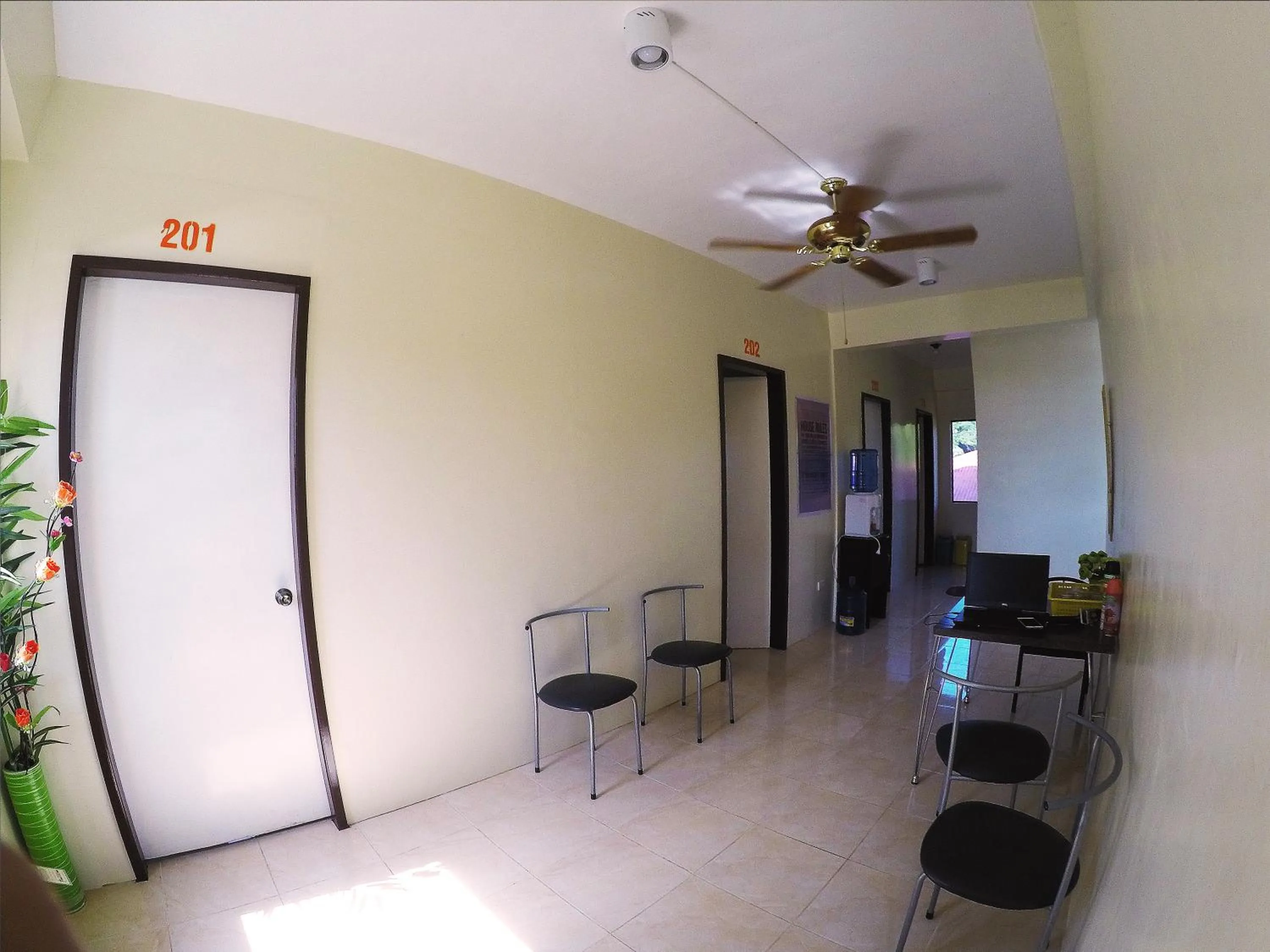 Living room in JMP Hostel