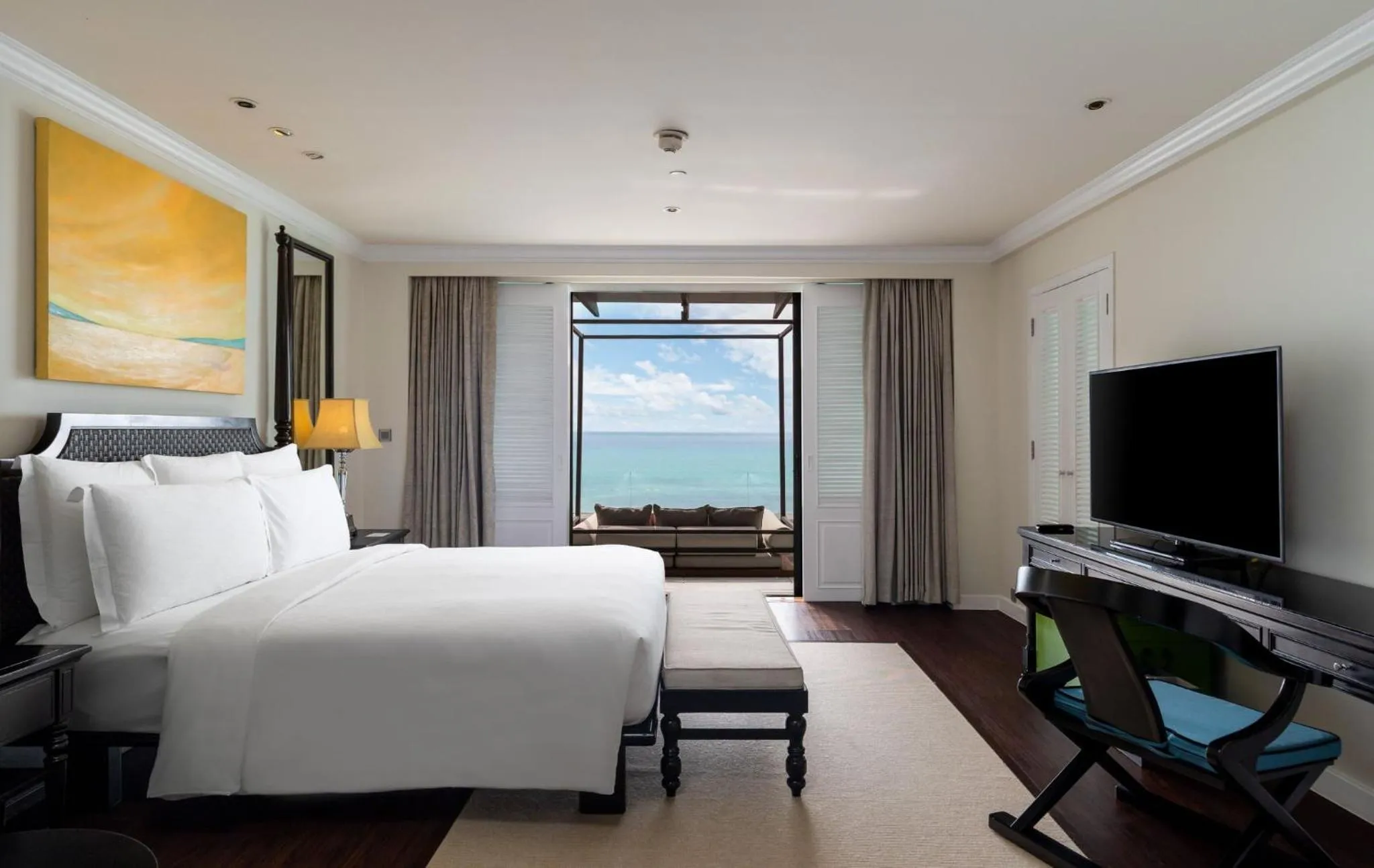 Photo of the whole room, Bed in InterContinental Koh Samui Resort by IHG