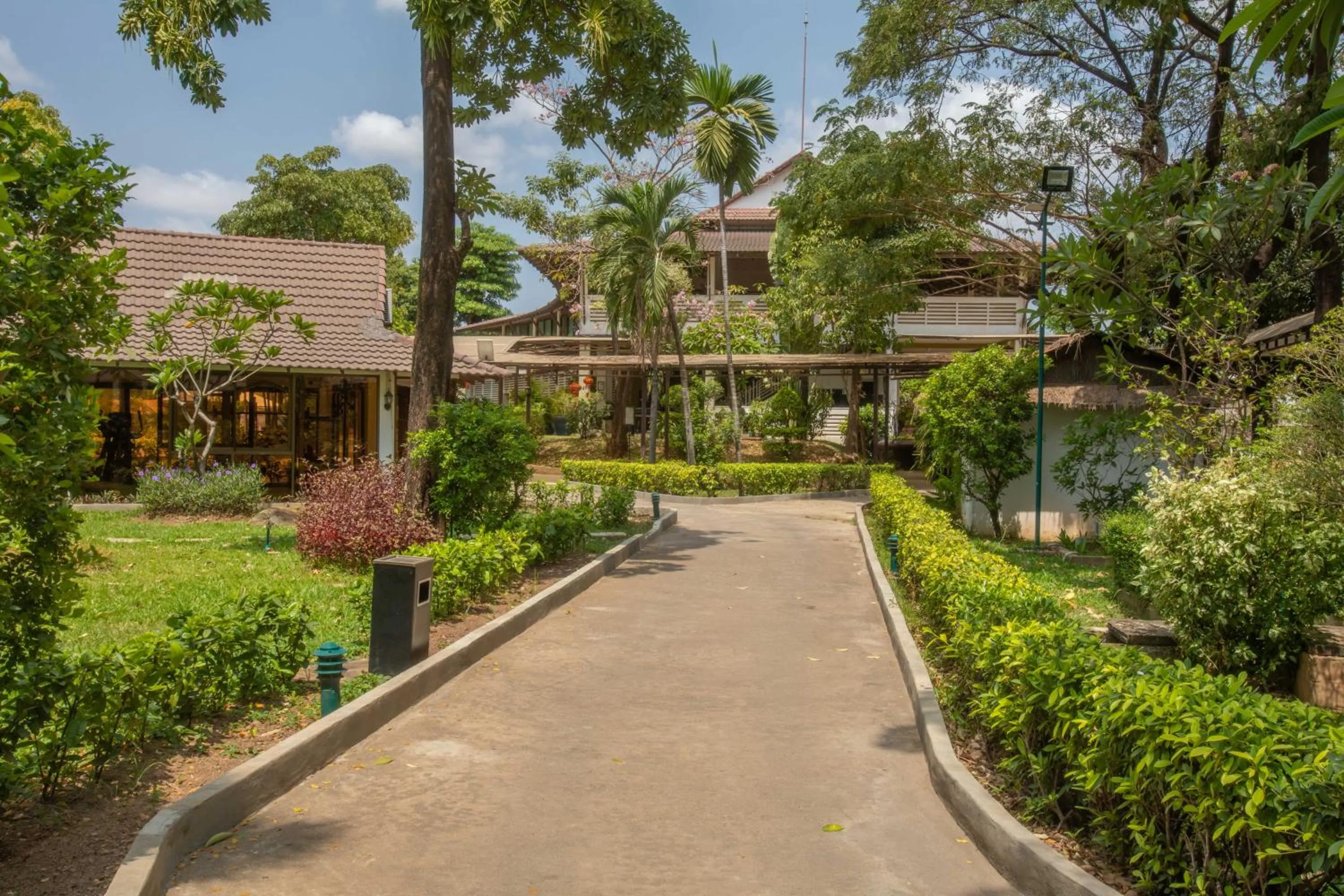 Garden in Cambodian Country Club