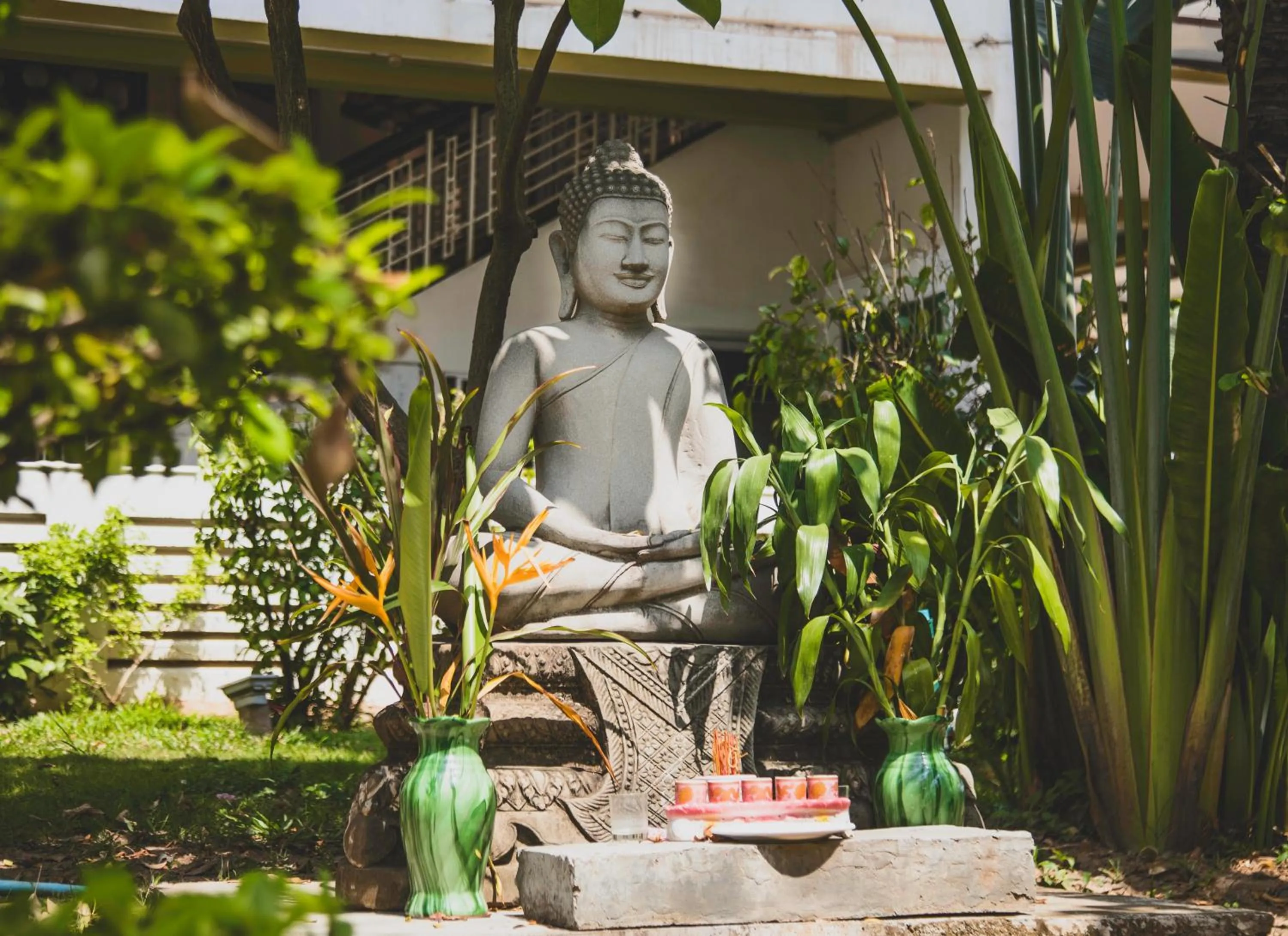 Garden in Cambodian Country Club