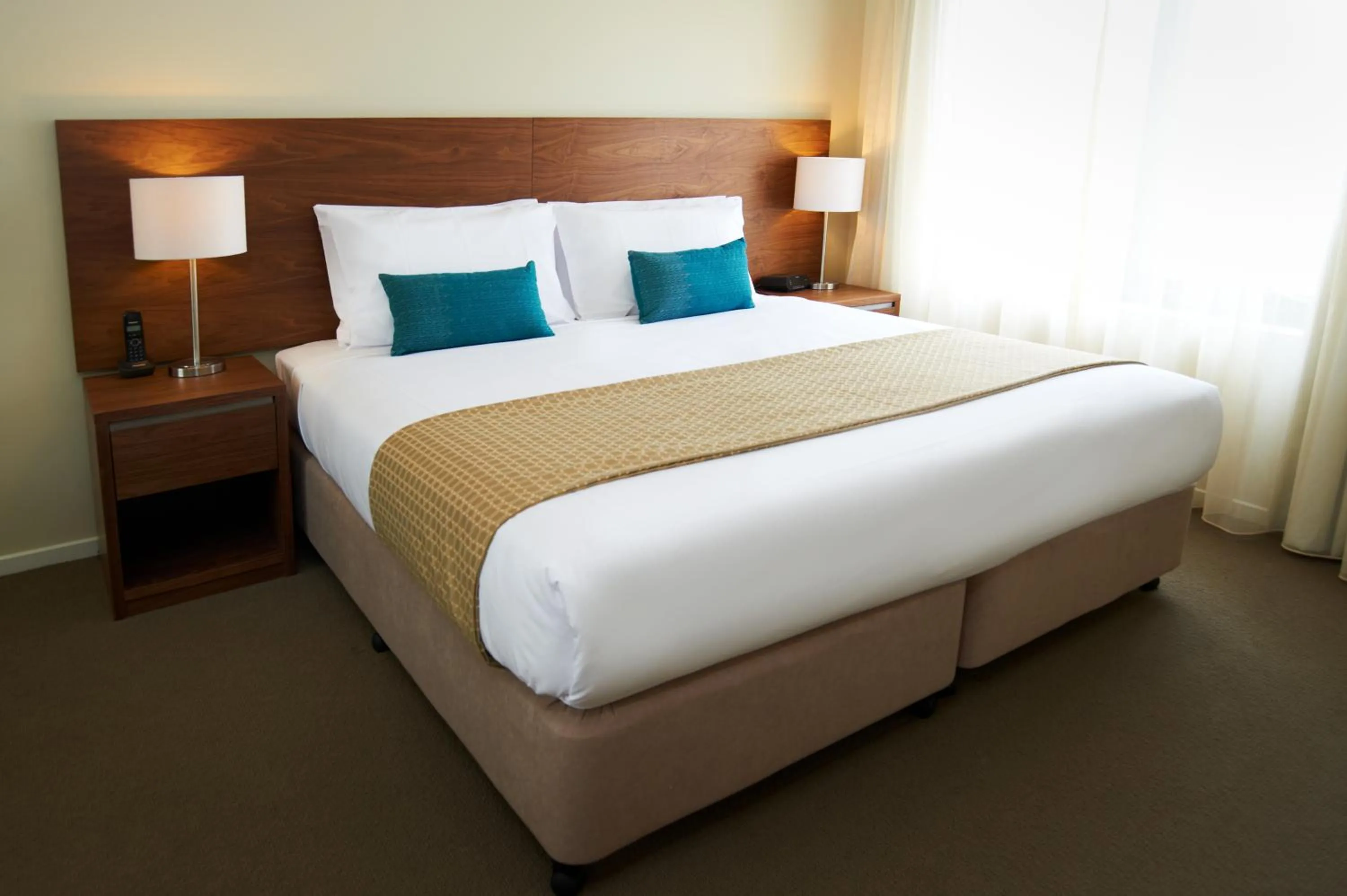 Bed in Quest Bendigo Central