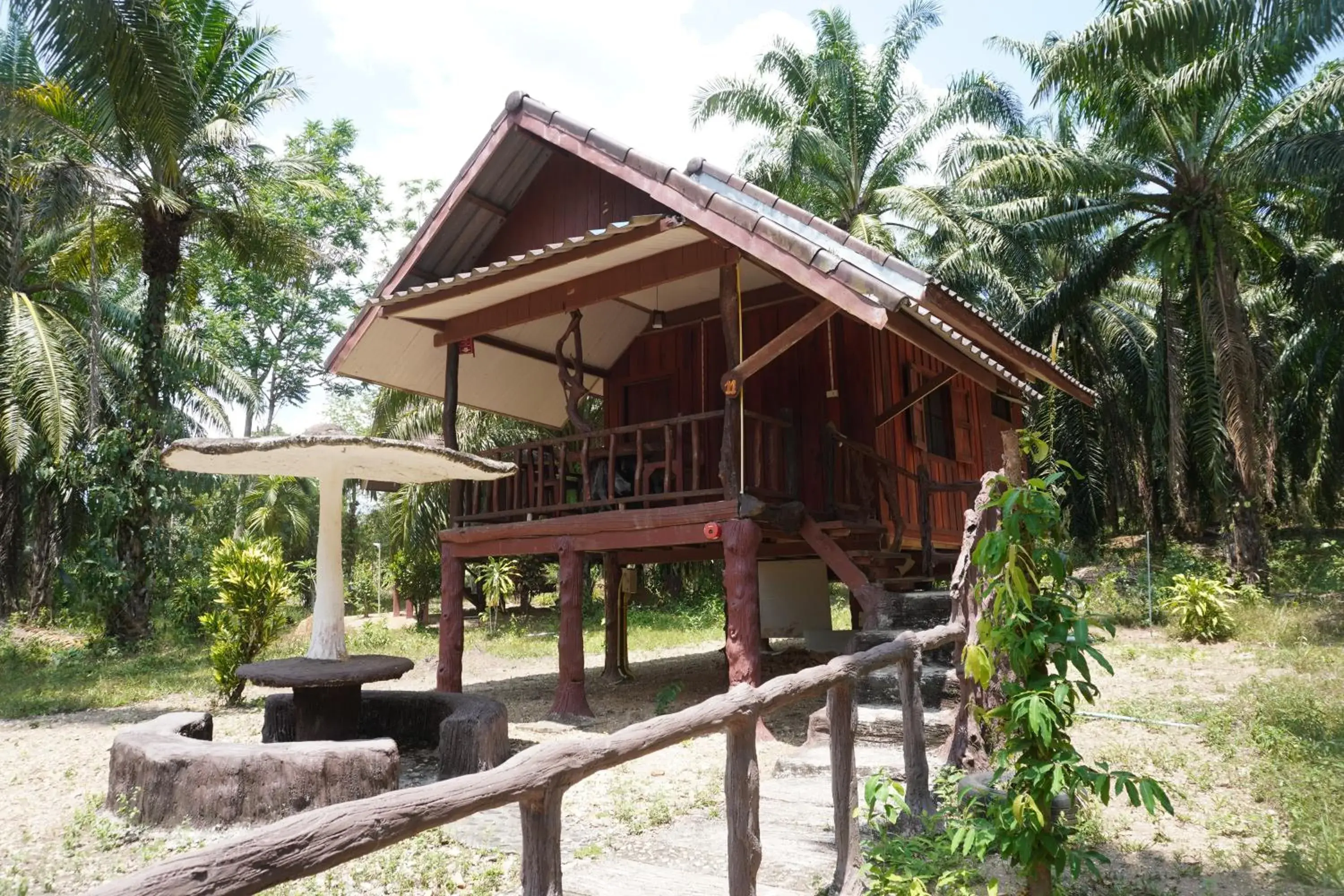 King Room with Balcony in Khao Sok Palmview Resort King Room with Balcony in Khao Sok Palmview Resort
