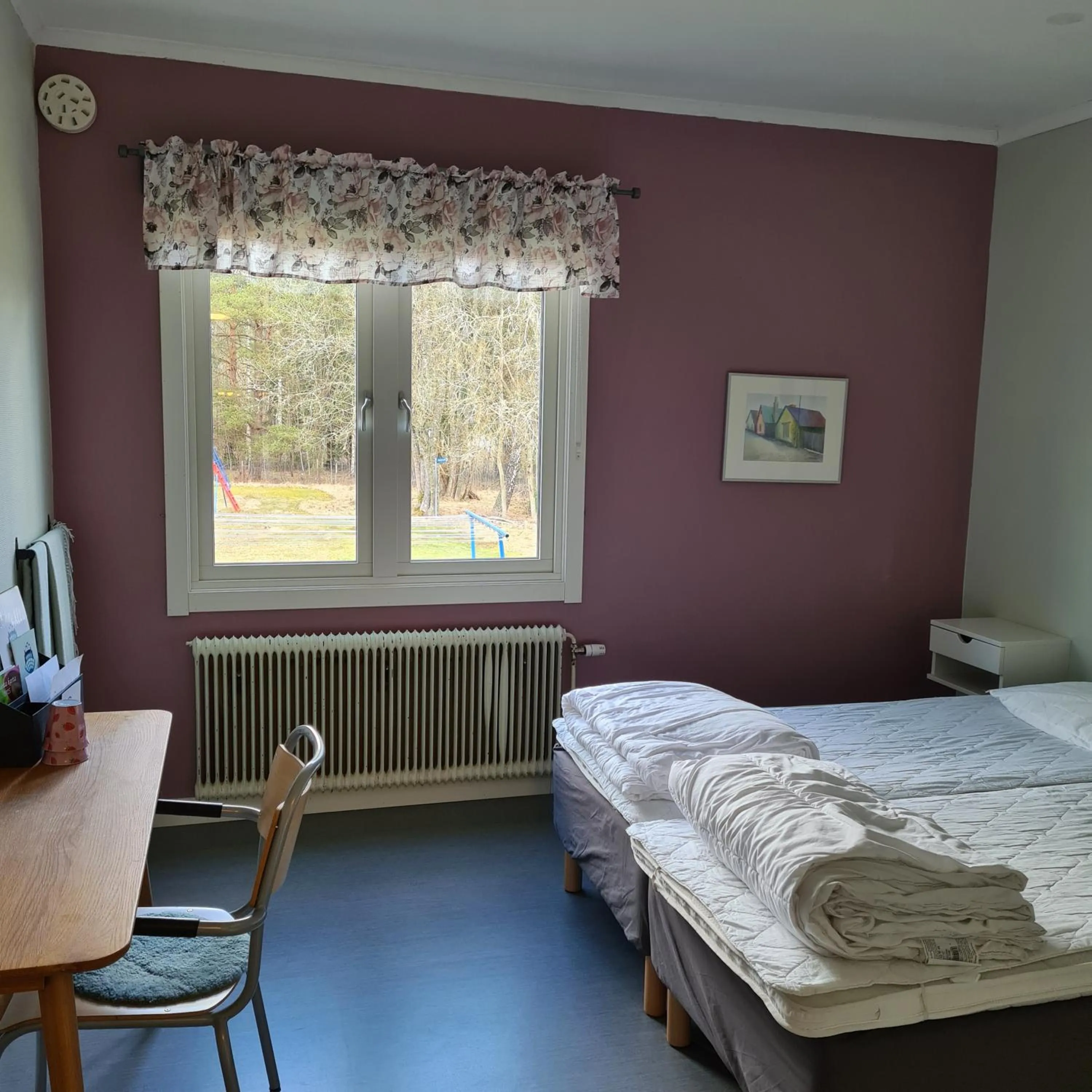 Bed in Kronobergshed vandrarhem och kursgård