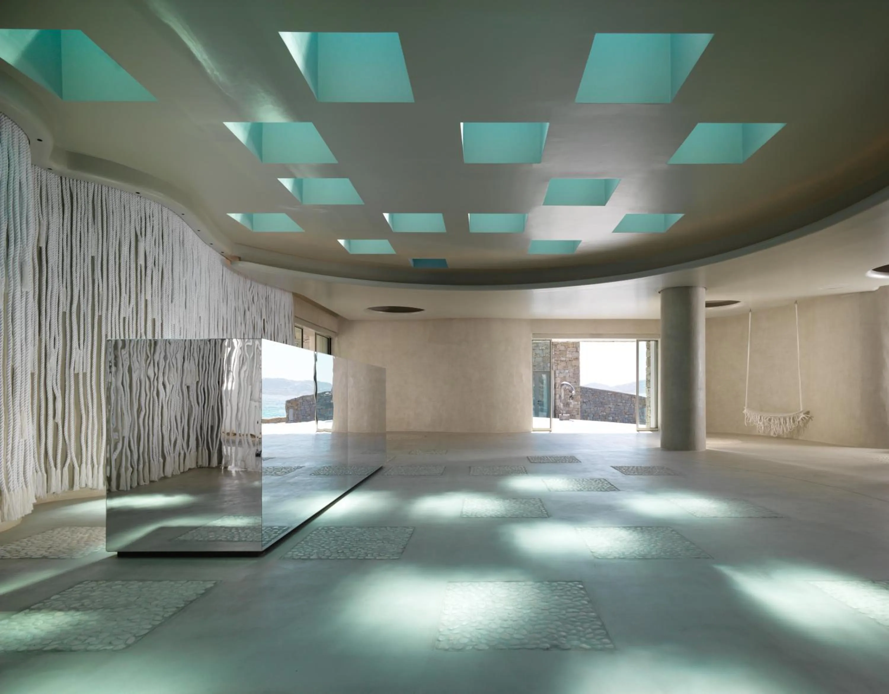 Lobby or reception in Mykonos Riviera Hotel & Spa, a member of Small Luxury Hotels of the World